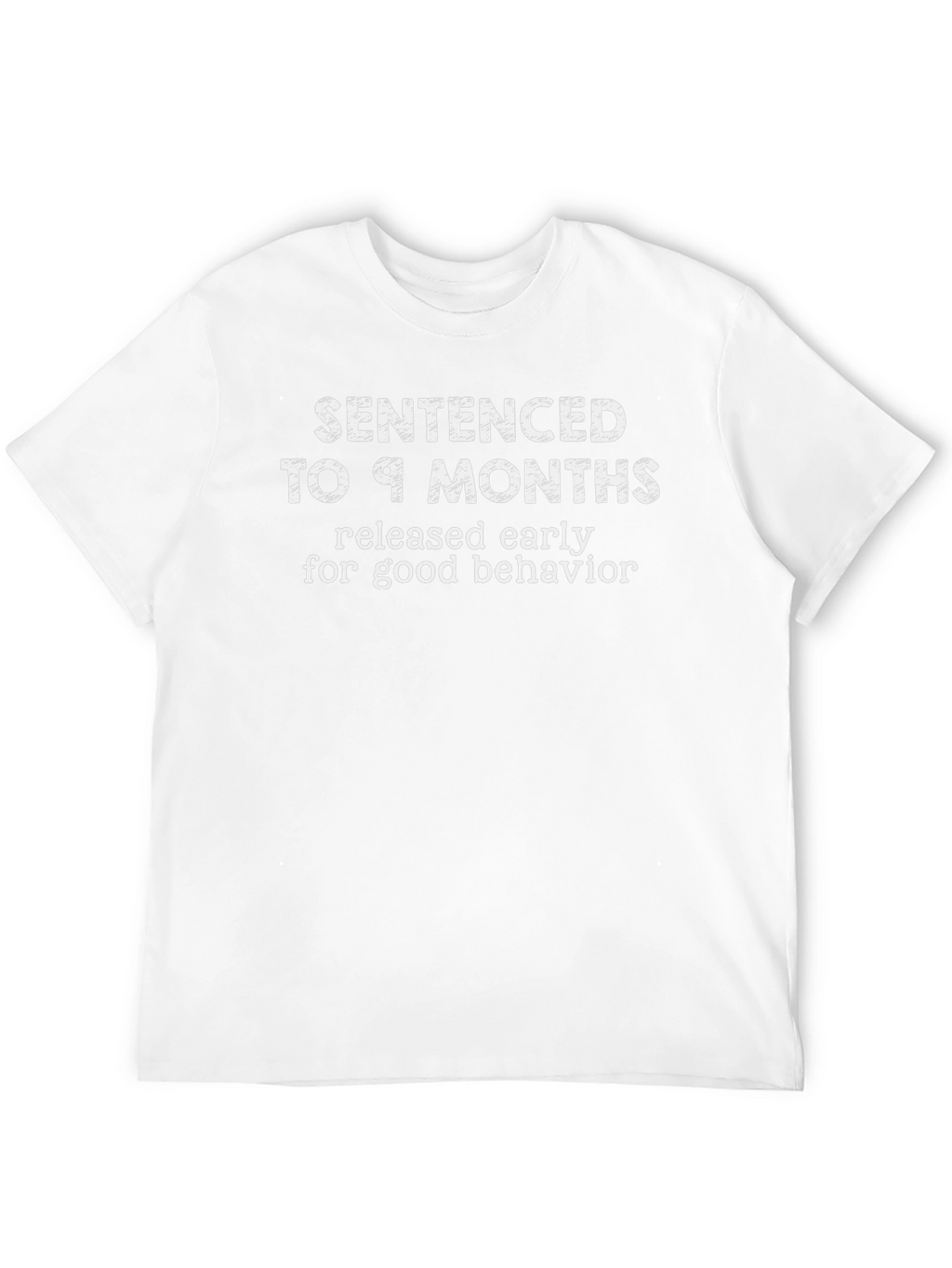 Sentenced to 9 Months Mens Graphic T-Shirt