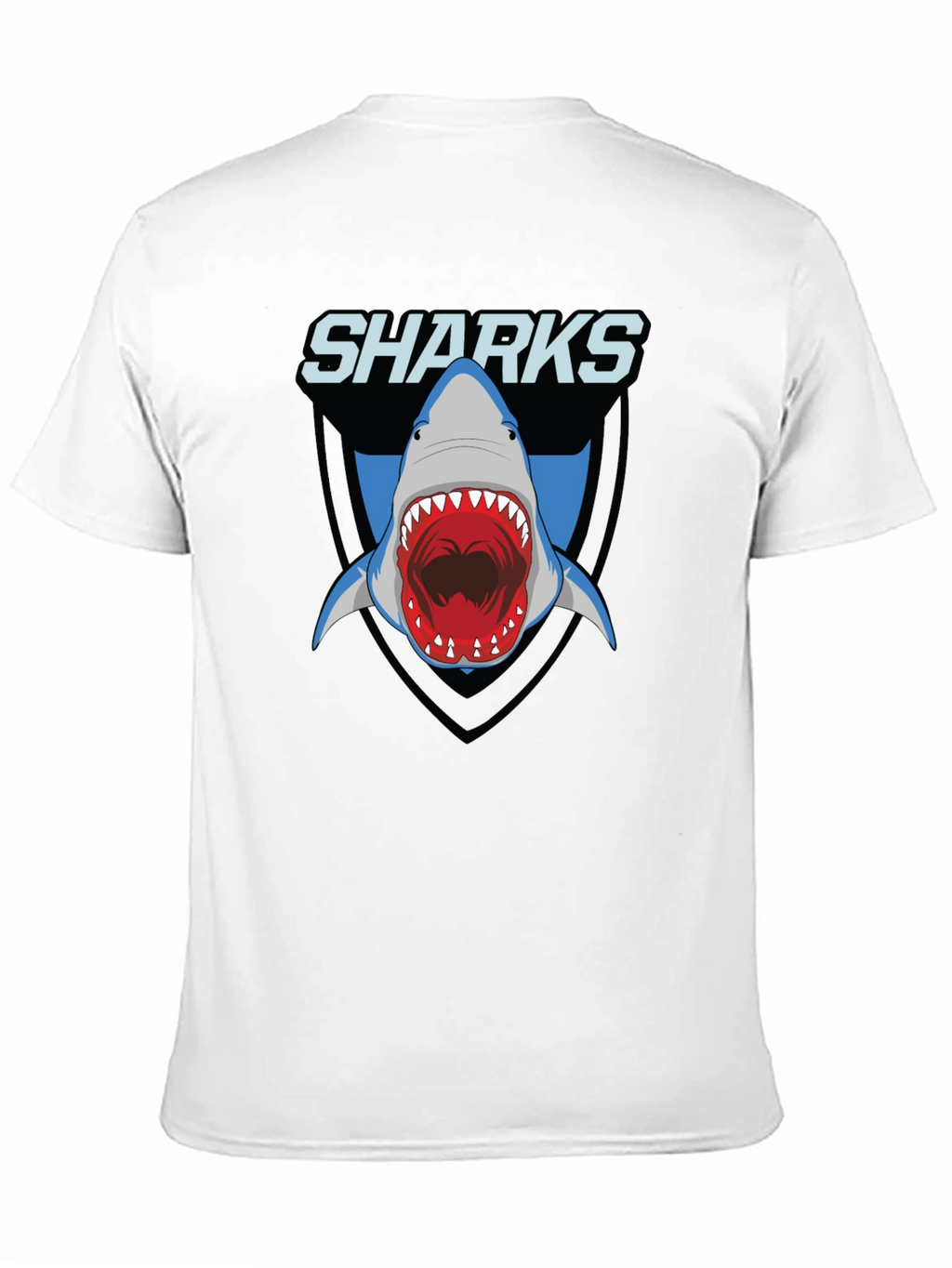 Shark Graphic T-Shirt - Mens Black Tee