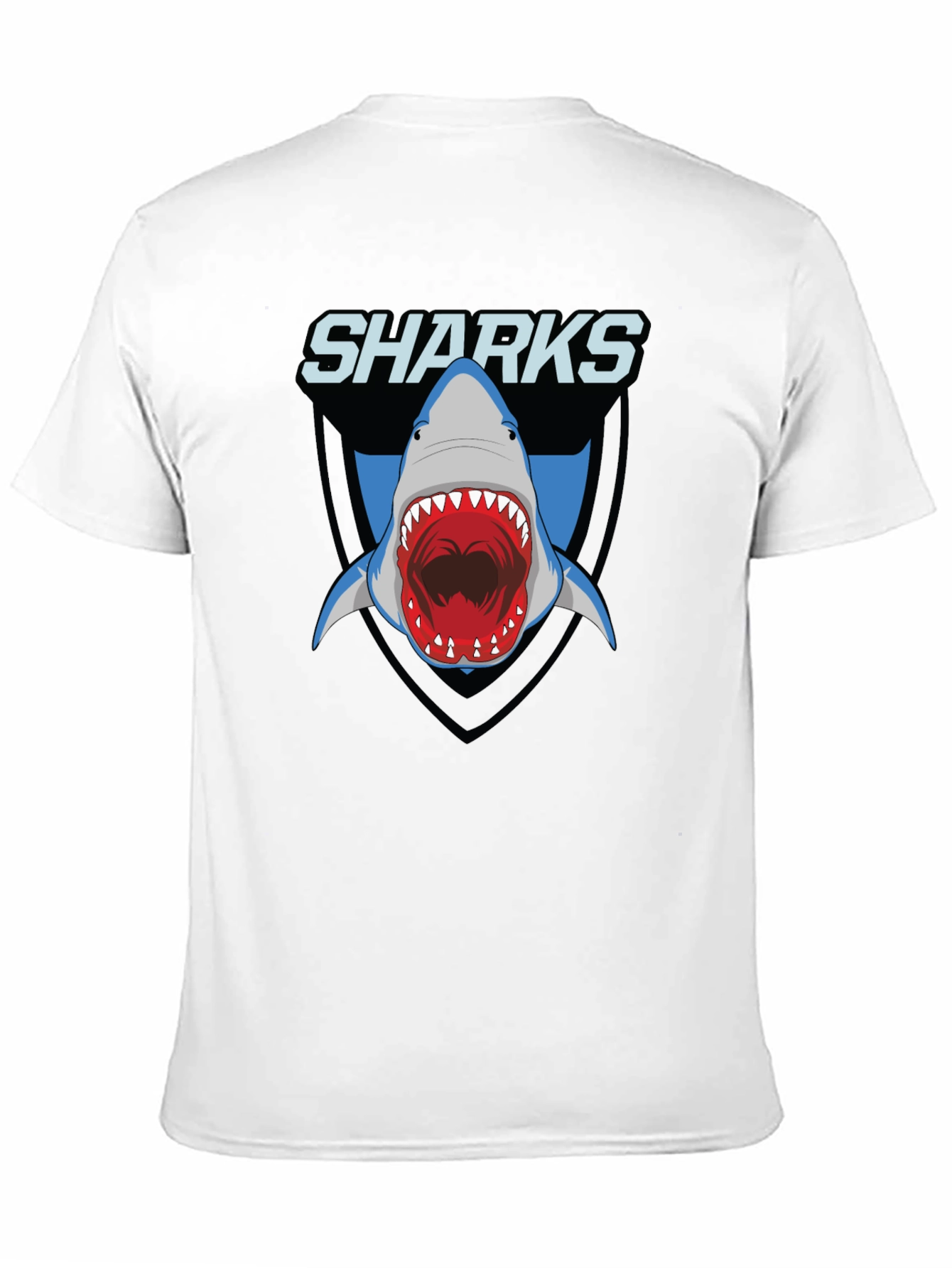 Shark Graphic T-Shirt - Mens Black Tee