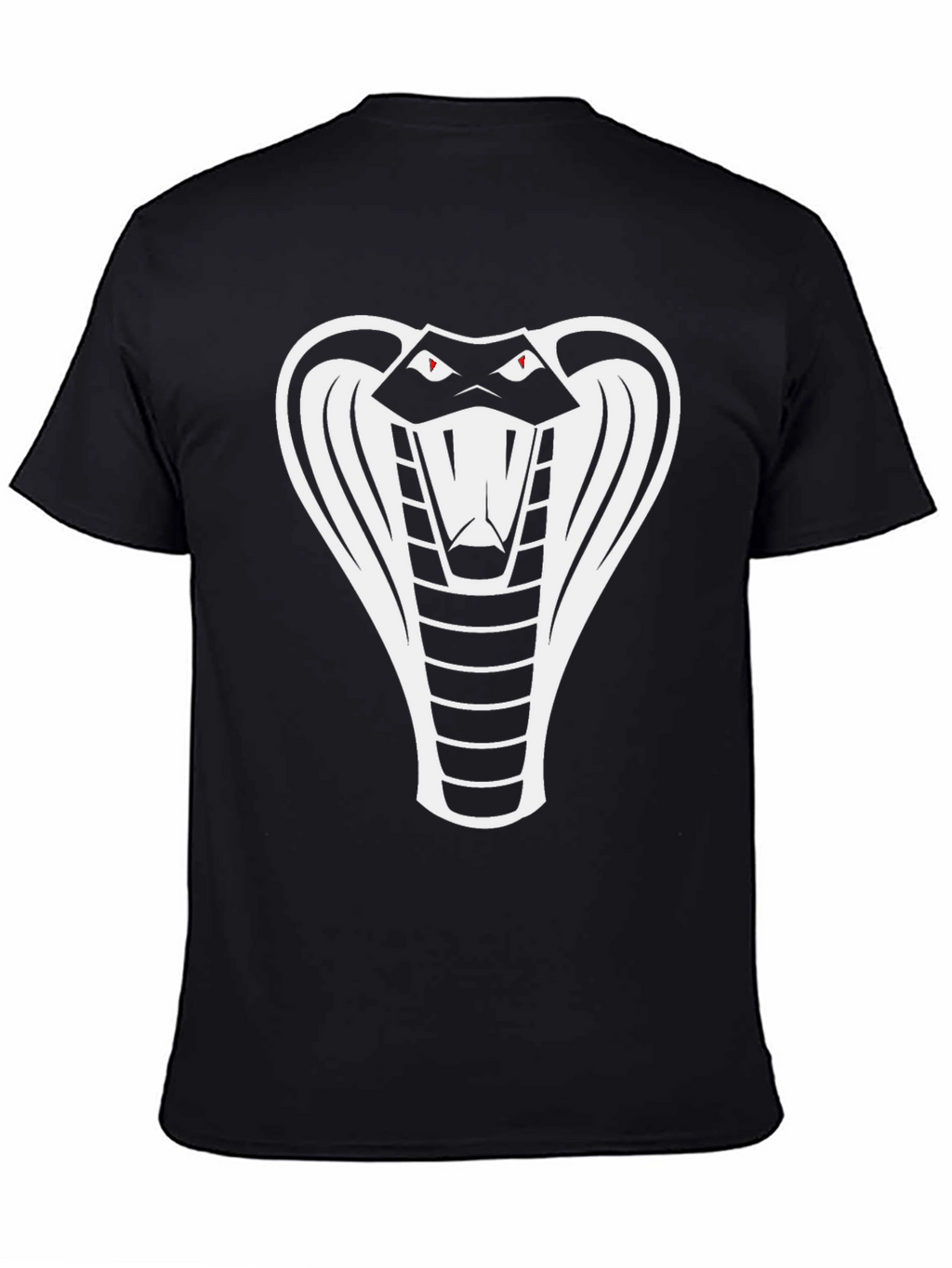 Black Cobra Snake Graphic T-Shirt