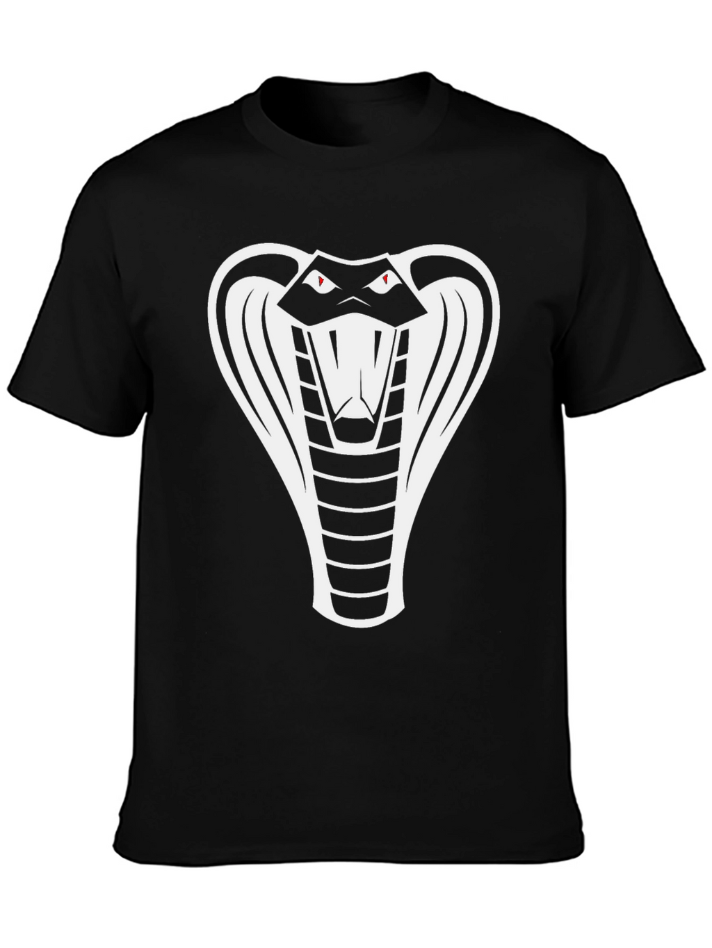 Black Cobra Snake Graphic T-Shirt