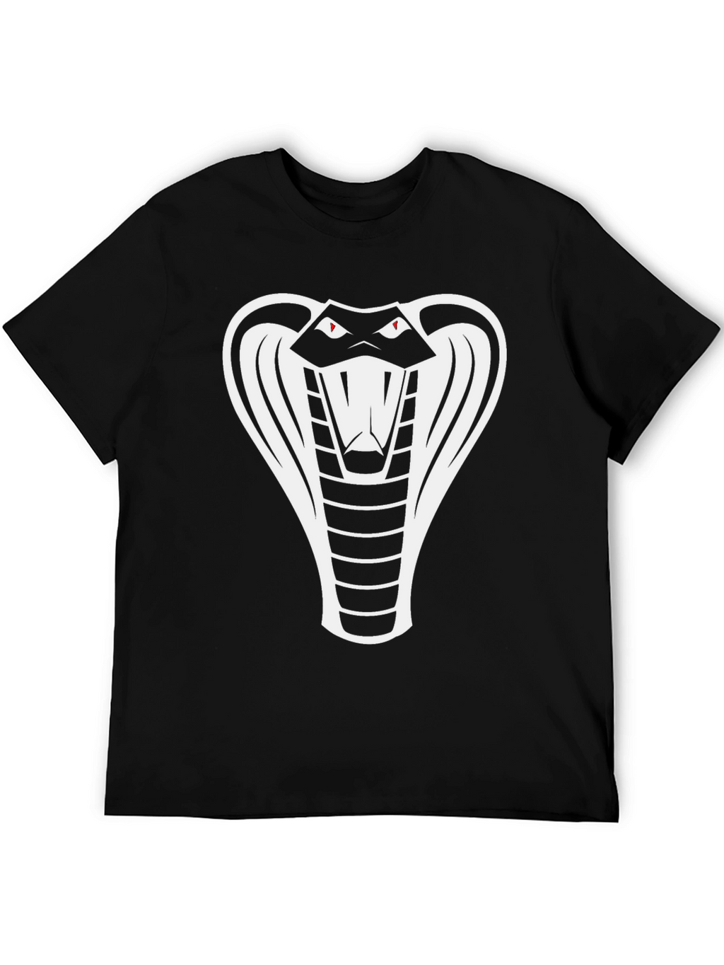 Black Cobra Snake Graphic T-Shirt