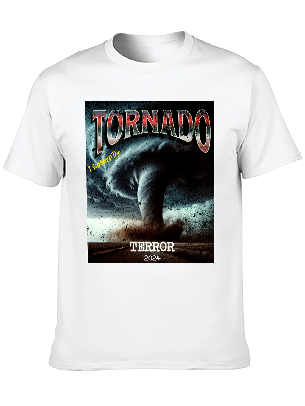 I Survived The Tornado Terror 2024 T-Shirt