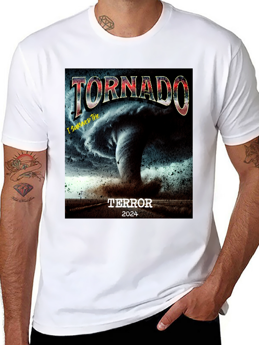 I Survived The Tornado Terror 2024 T-Shirt