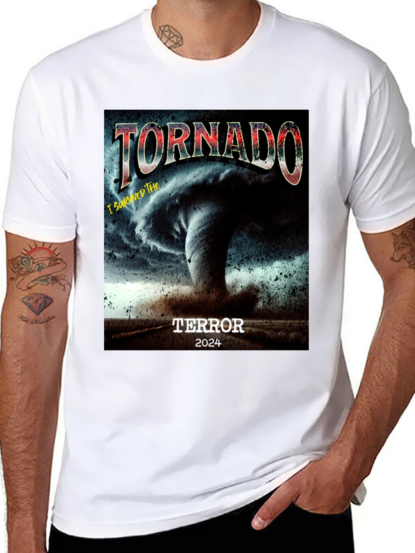 I Survived The Tornado Terror 2024 T-Shirt
