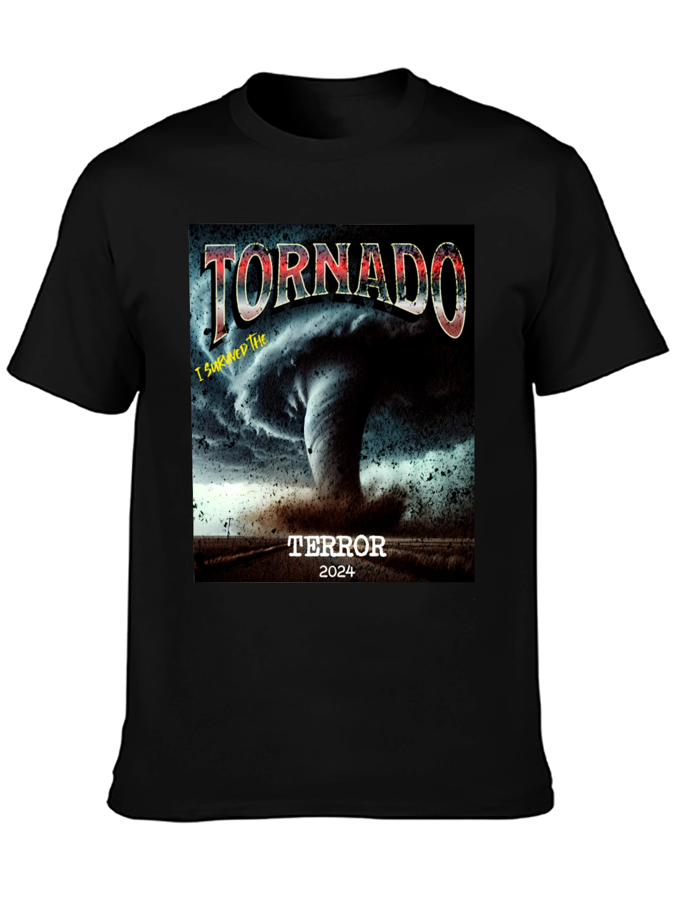 I Survived The Tornado Terror 2024 T-Shirt