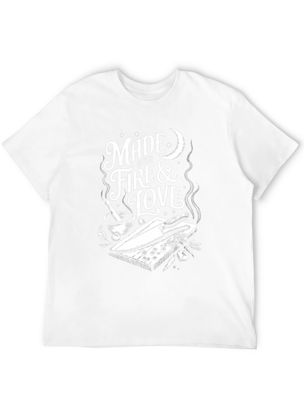 Made With Fire & Love Graphic T-Shirt