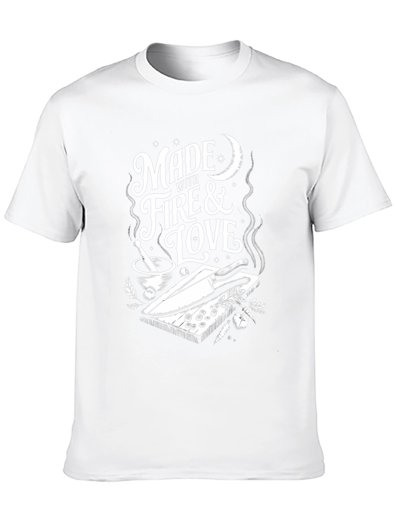 Made With Fire & Love Graphic T-Shirt
