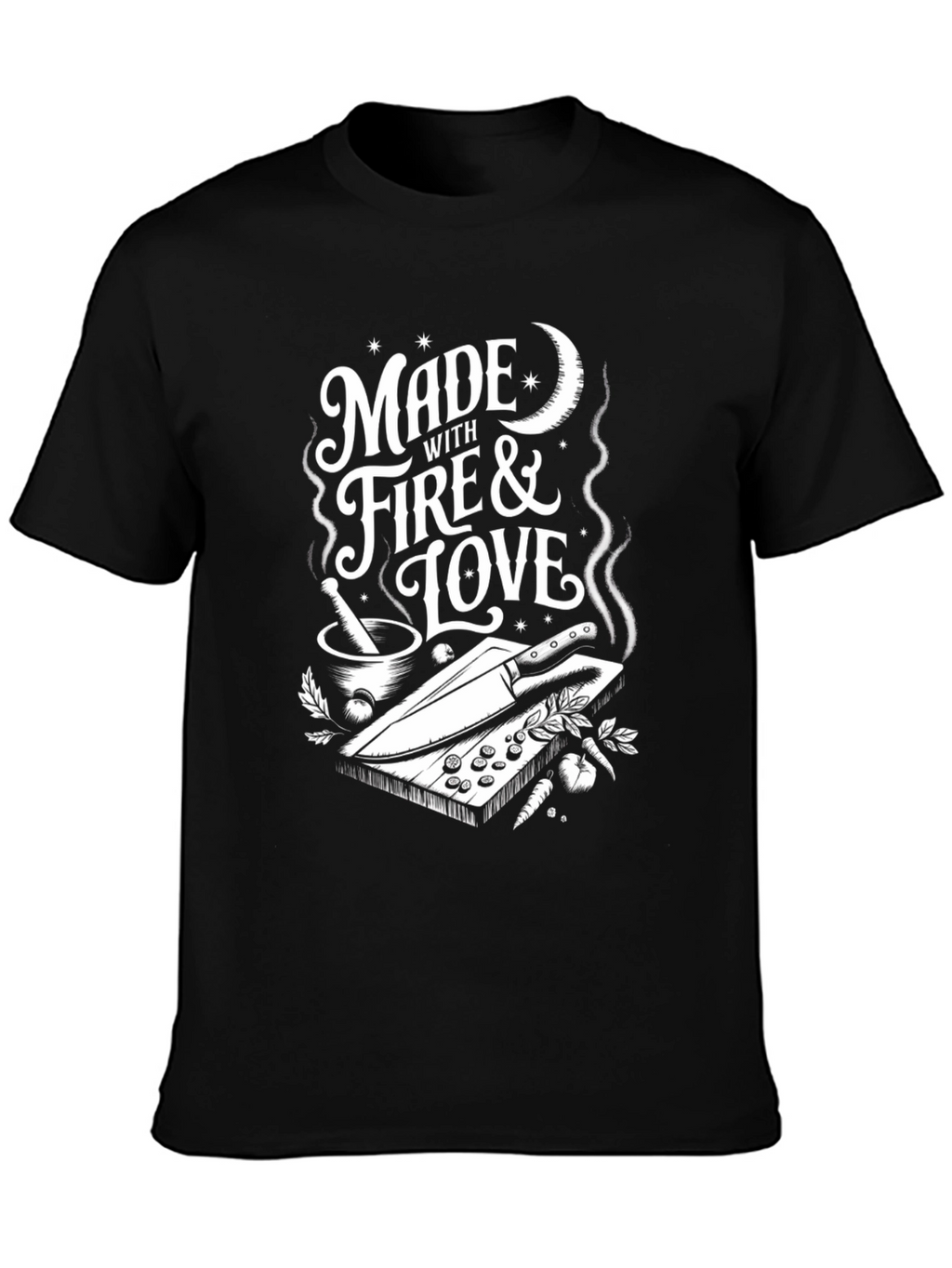 Made With Fire & Love Graphic T-Shirt