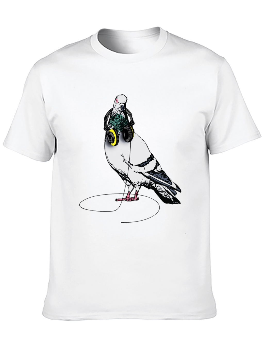 Pigeon DJ Graphic T-Shirt