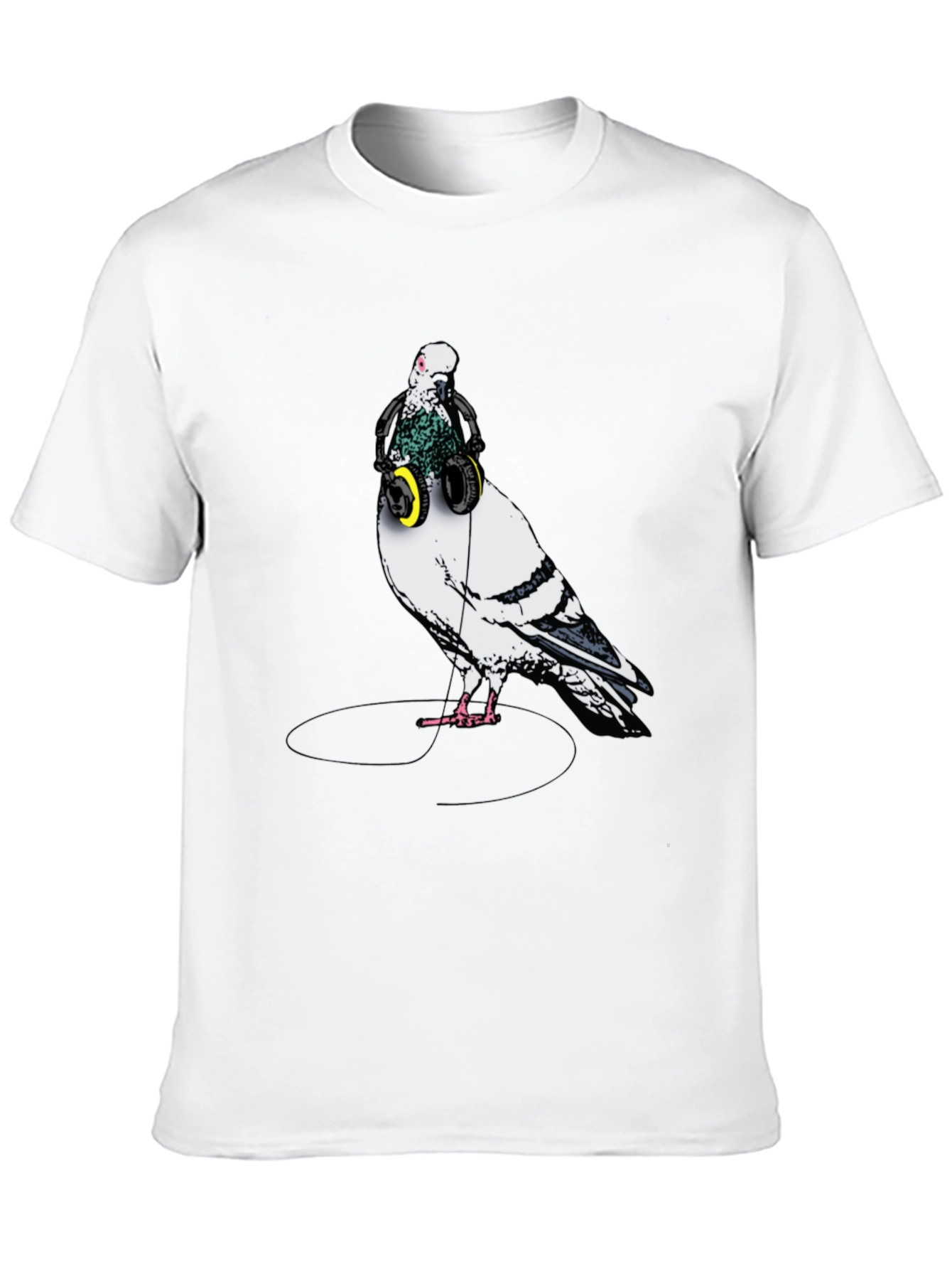 Pigeon DJ Graphic T-Shirt