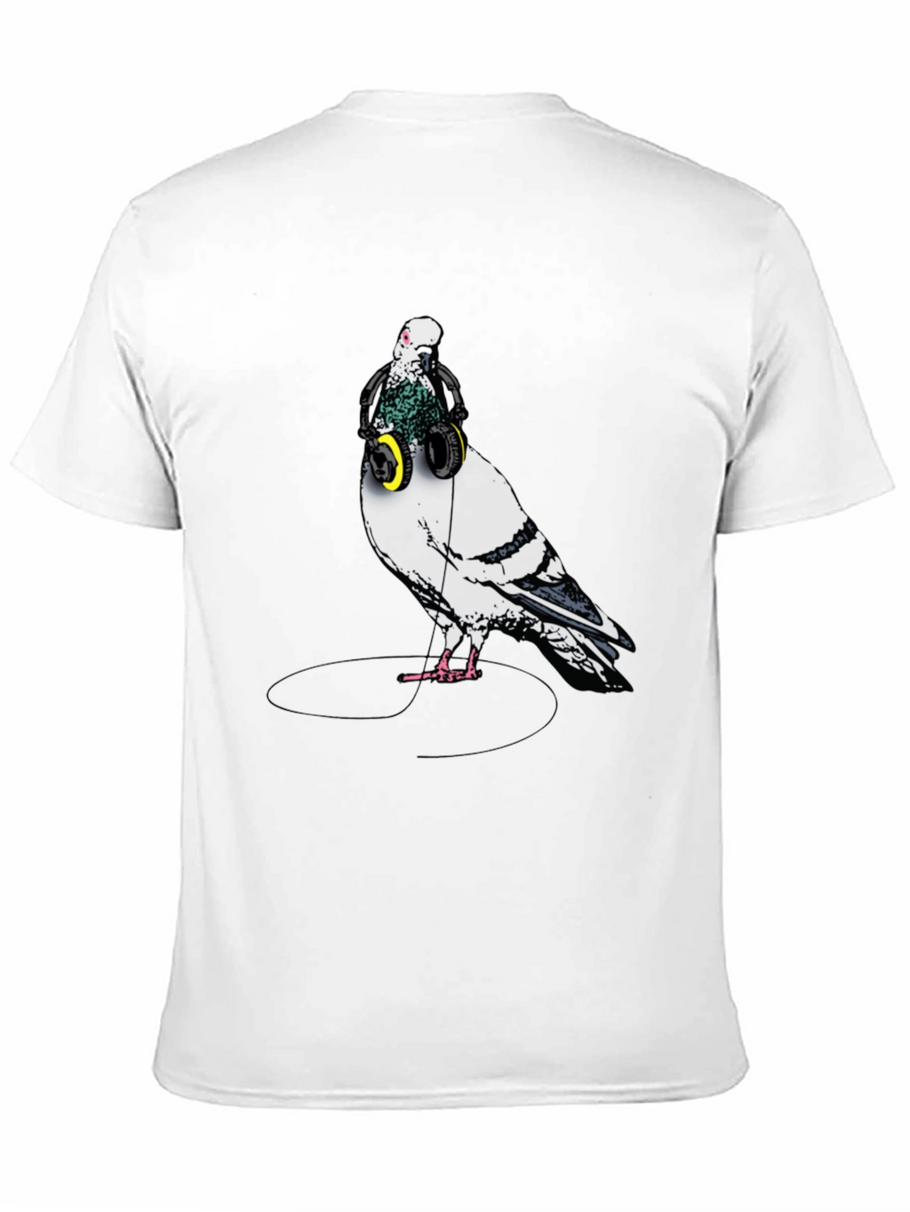 Pigeon DJ Graphic T-Shirt