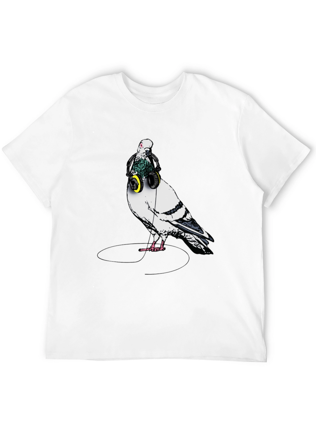 Pigeon DJ Graphic T-Shirt