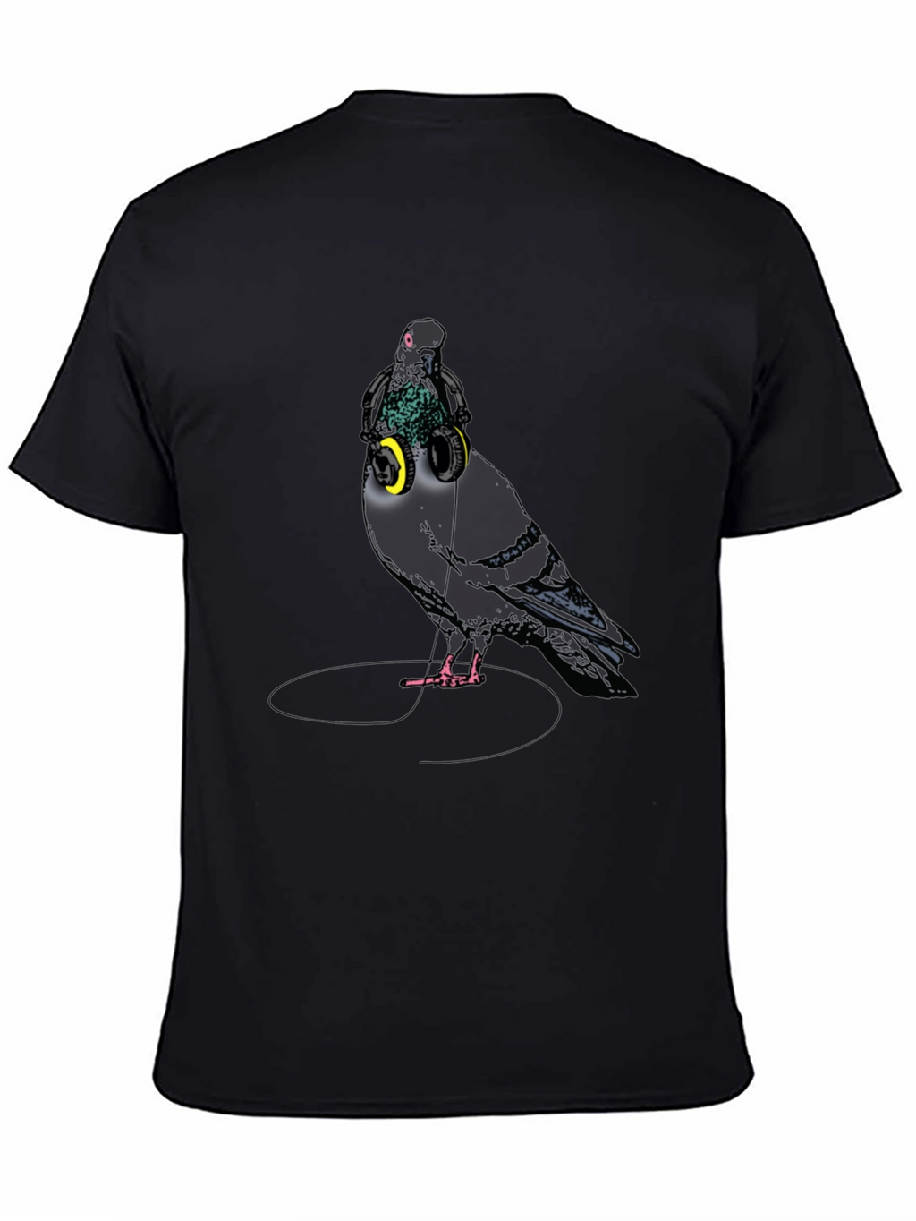 Pigeon DJ Graphic T-Shirt