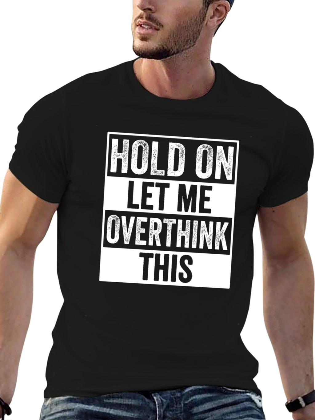Overthink This Black T-Shirt