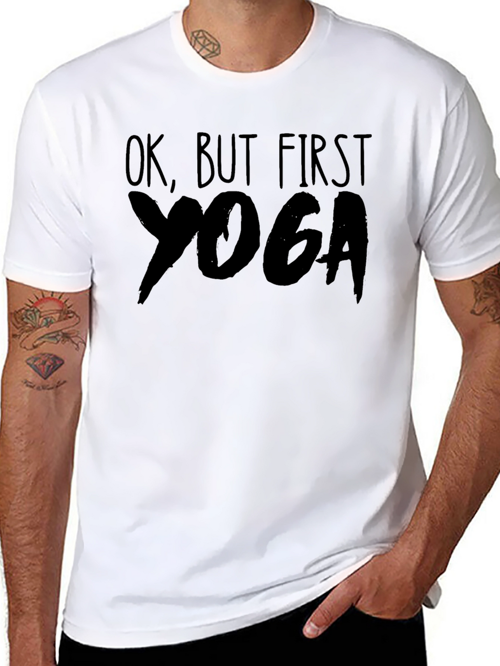Ok But First Yoga T-Shirt