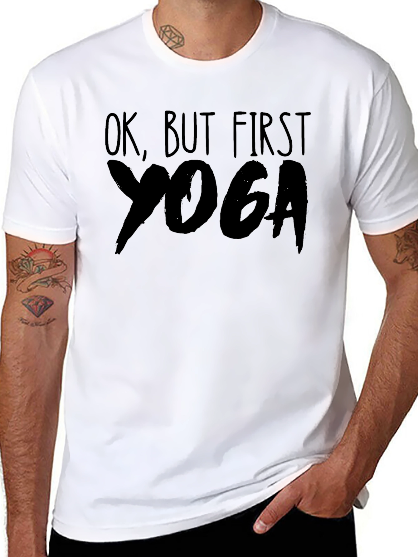 Ok But First Yoga T-Shirt