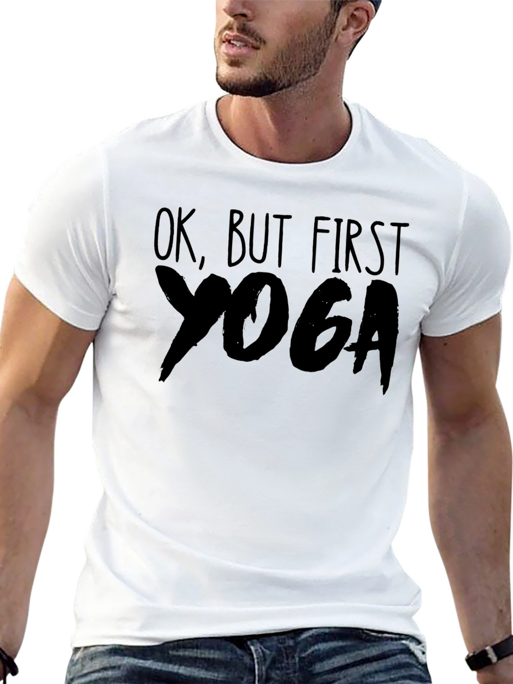 Ok But First Yoga T-Shirt