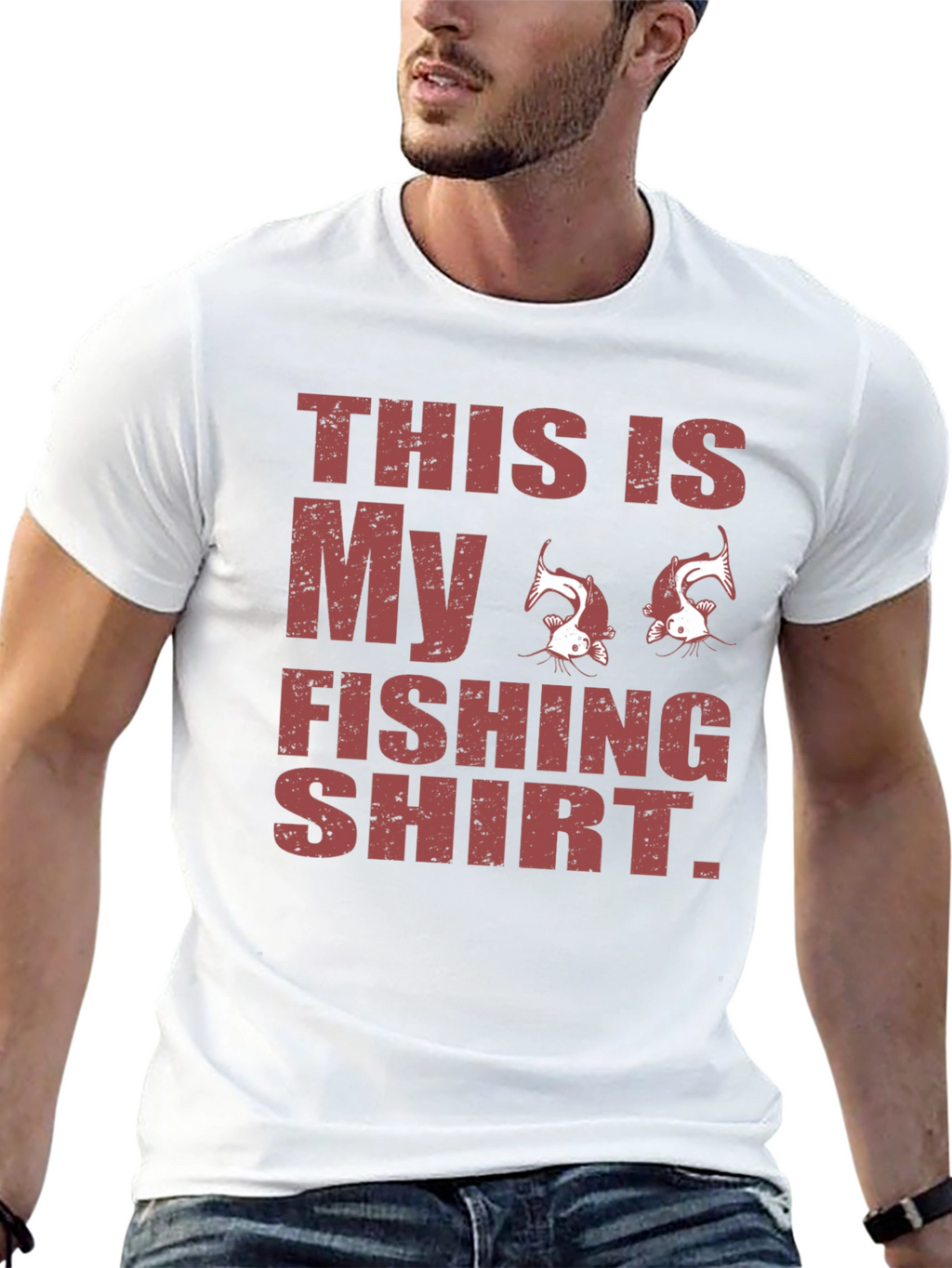 Funny Fishing Shirt - Mens Novelty Graphic Tee