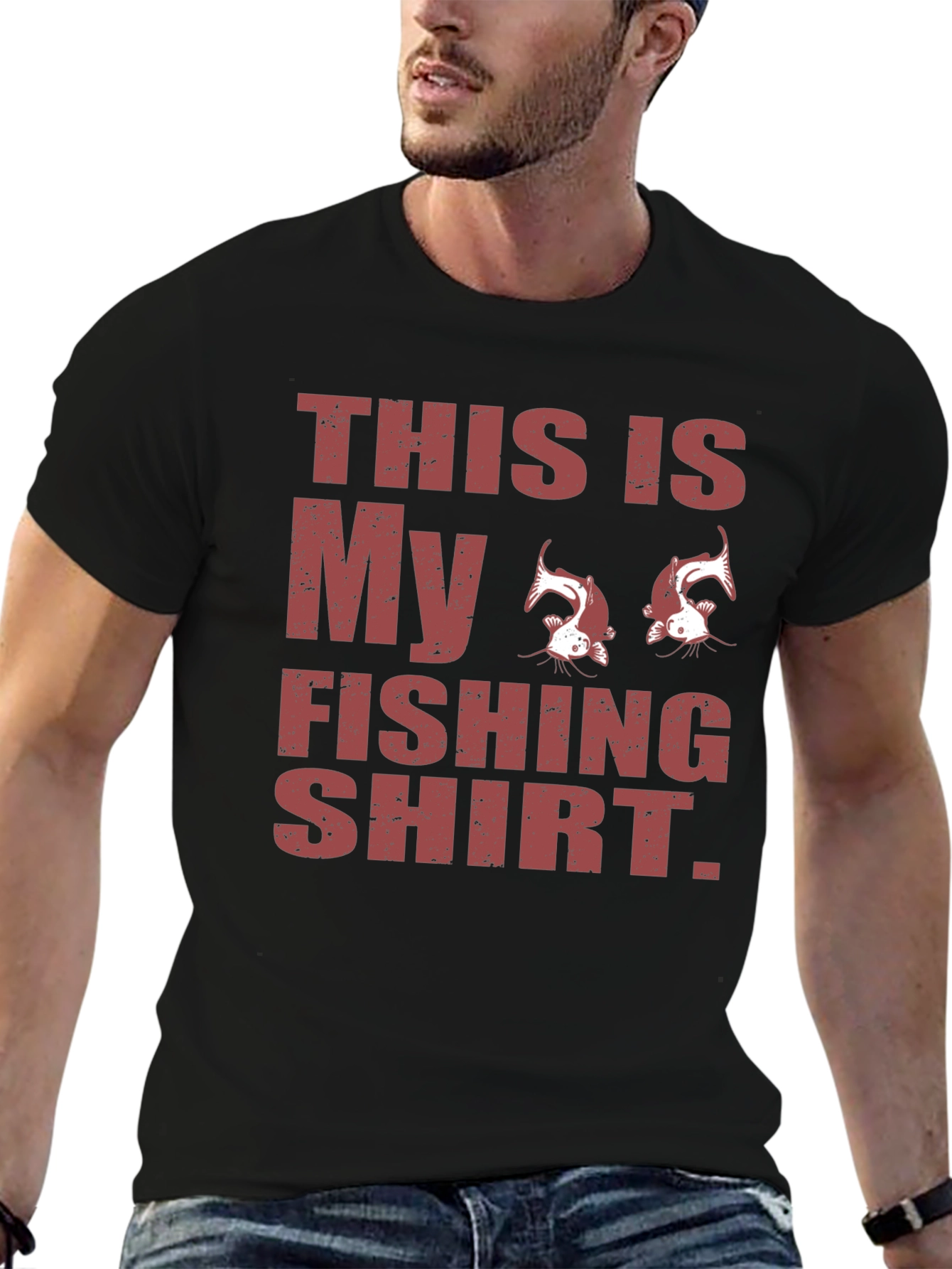 Funny Fishing Shirt - Mens Novelty Graphic Tee