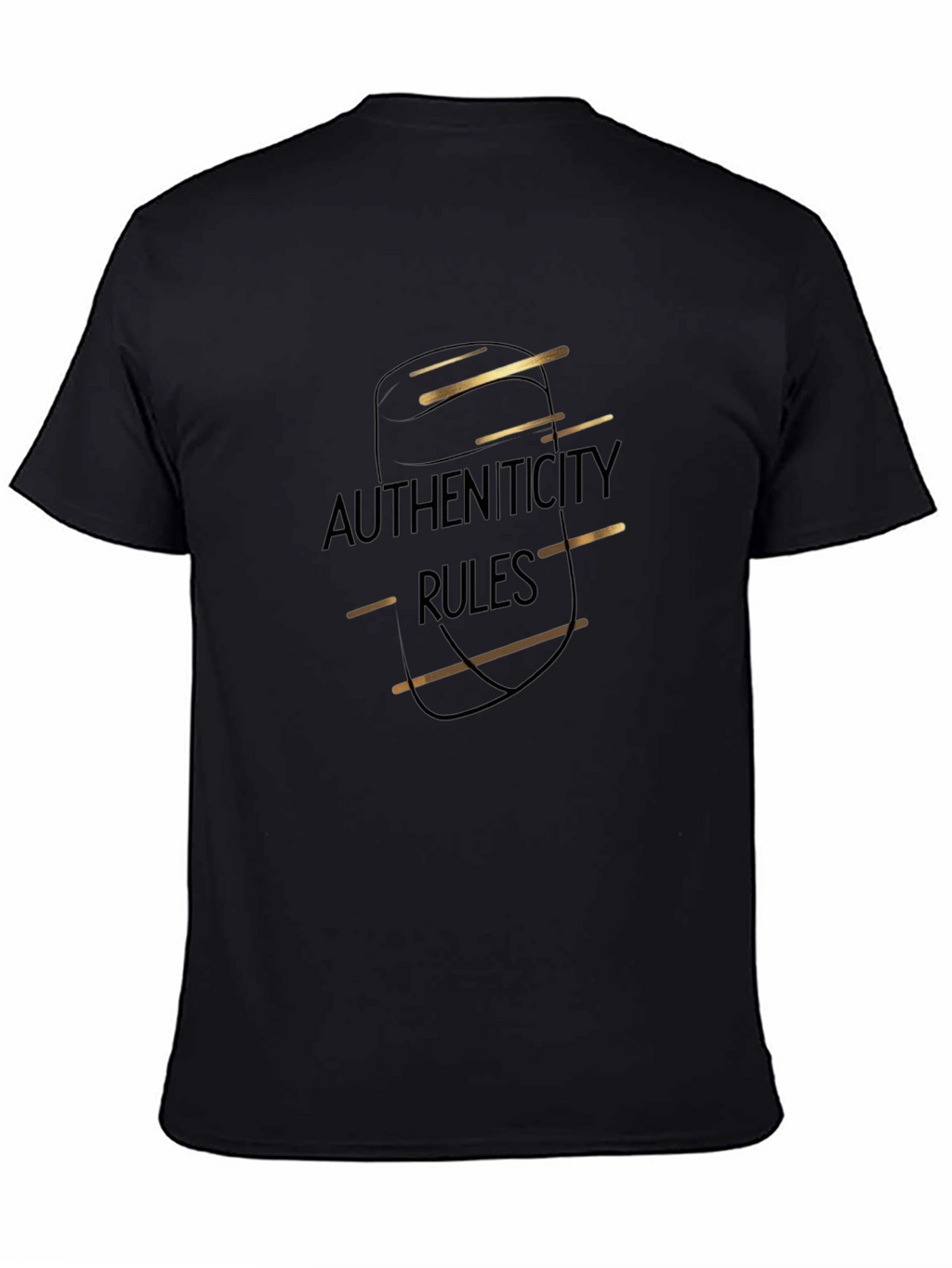 Authenticity Rules Black T-Shirt