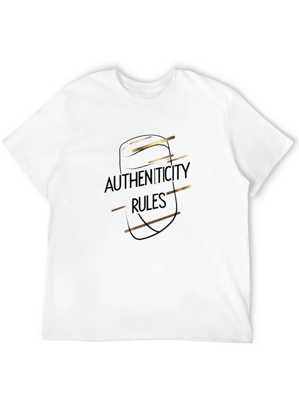 Authenticity Rules Black T-Shirt