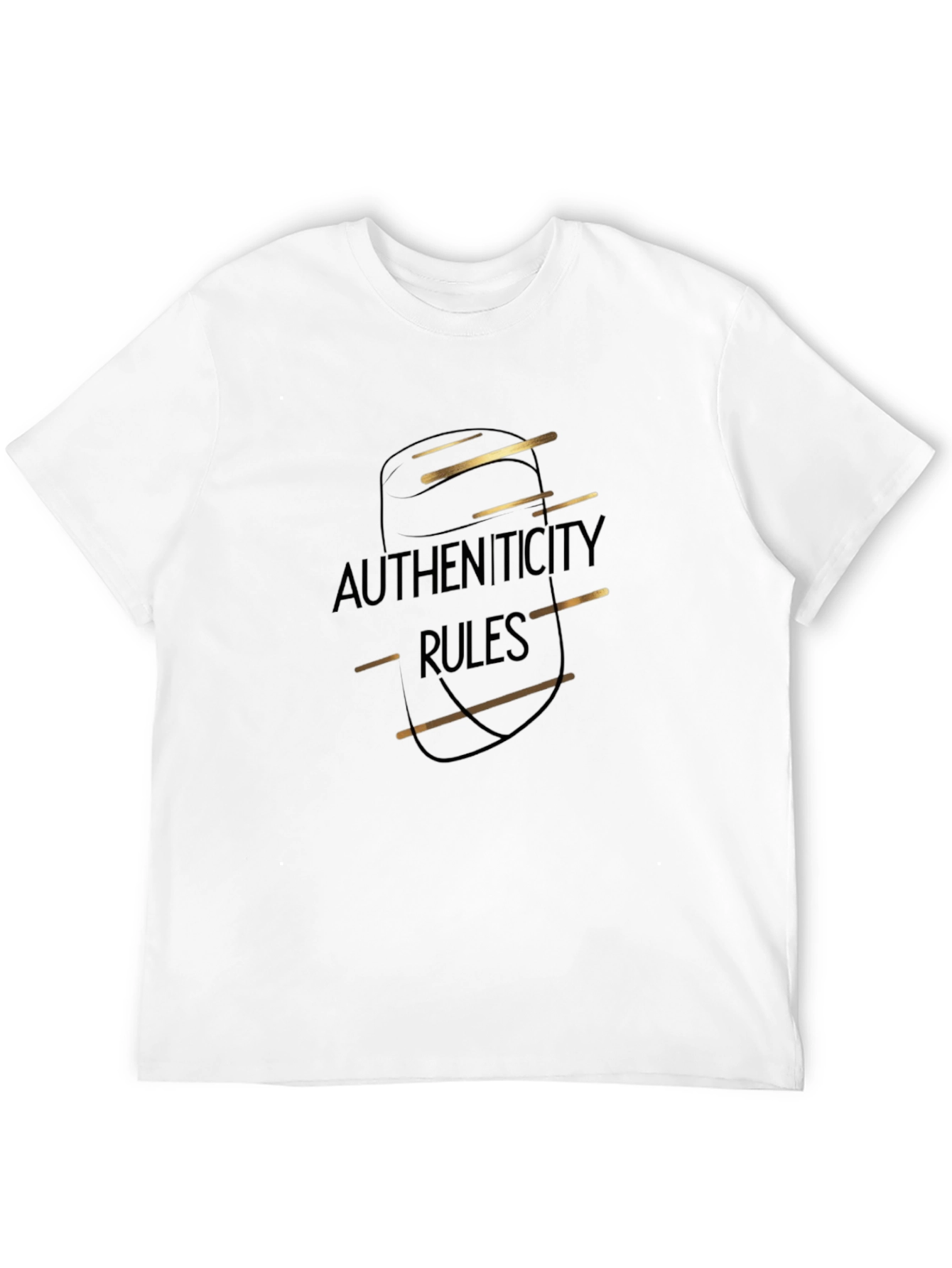 Authenticity Rules Black T-Shirt