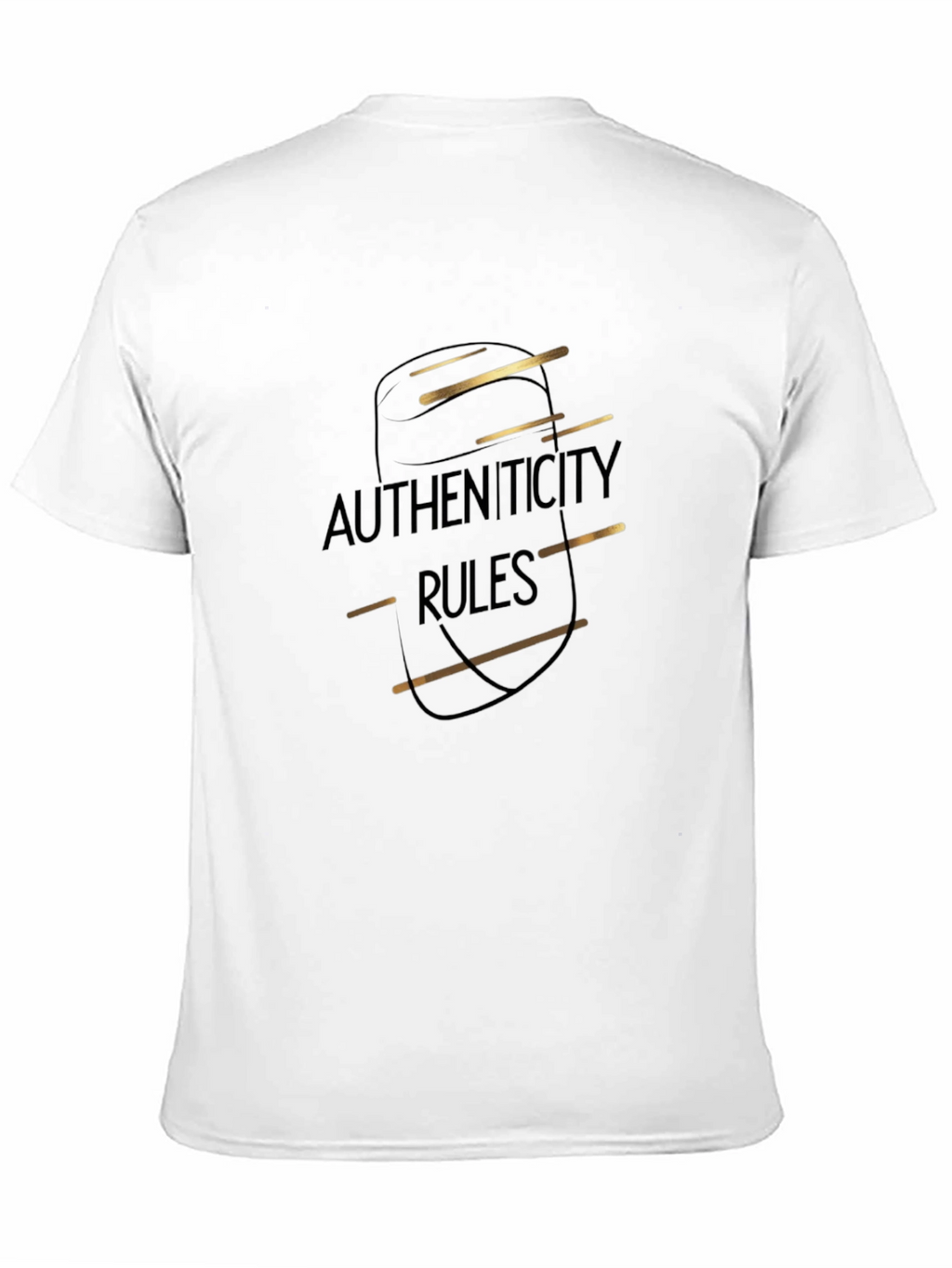 Authenticity Rules Black T-Shirt