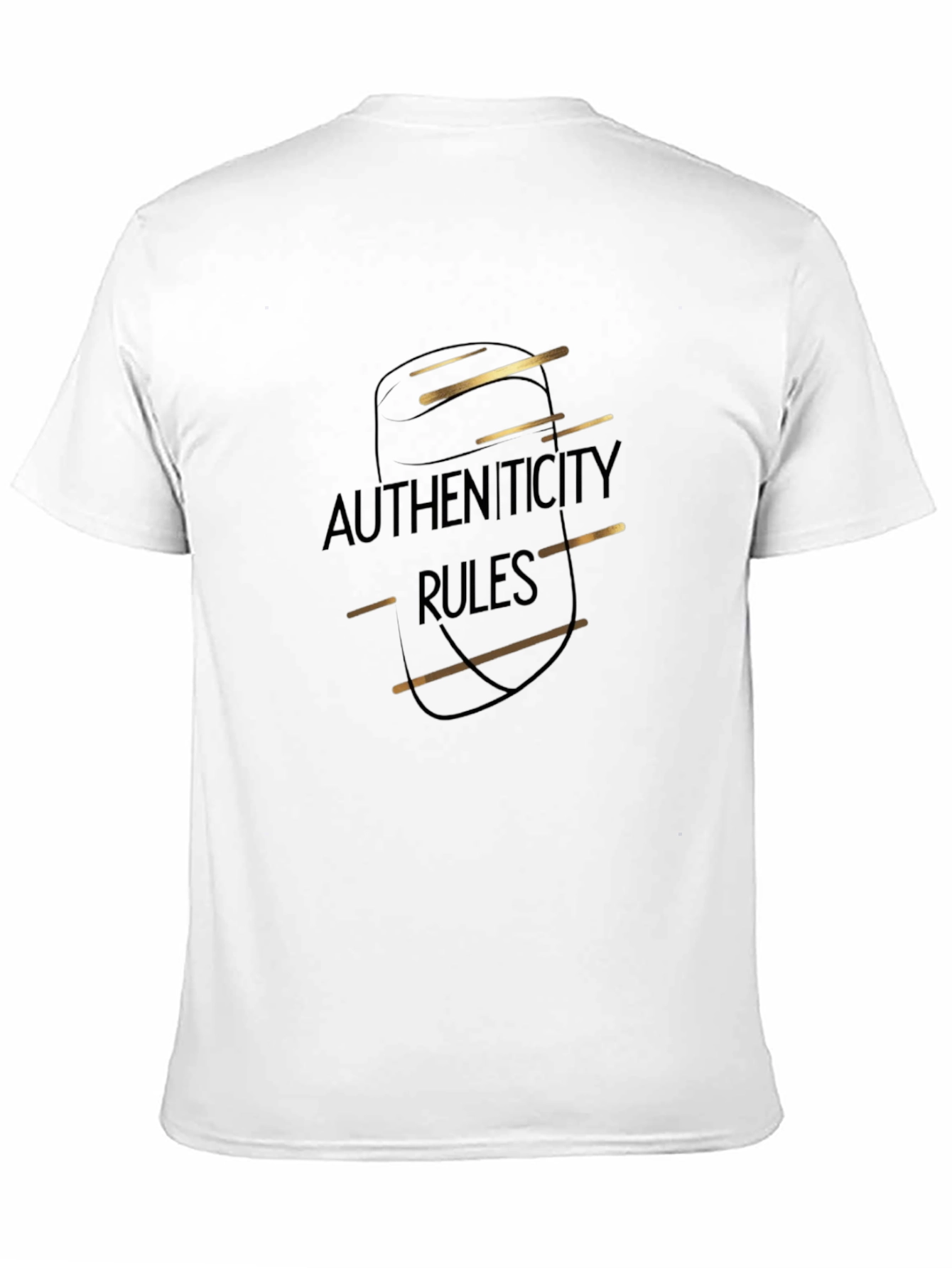 Authenticity Rules Black T-Shirt