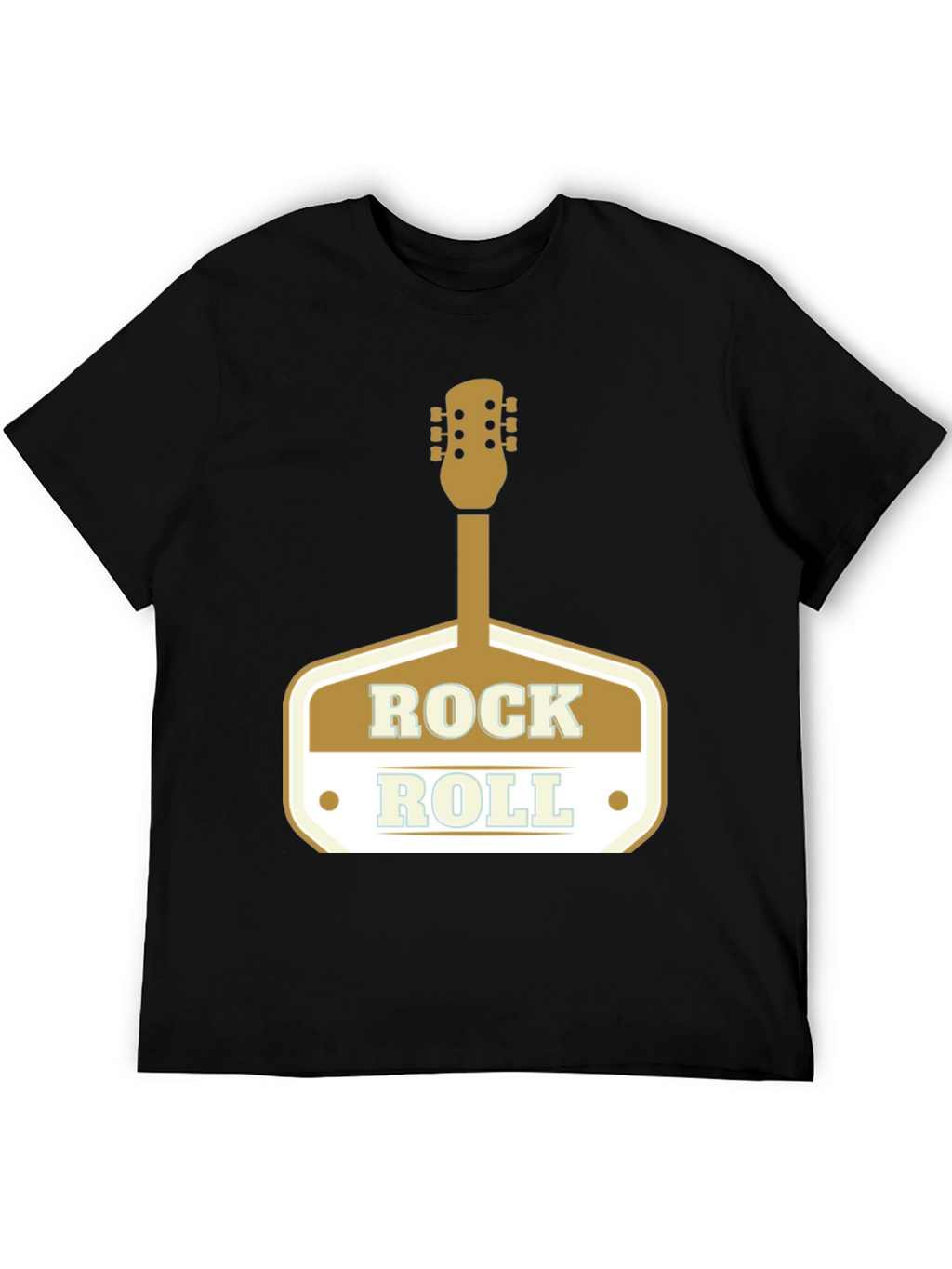 Rock and Roll Guitar T-Shirt - Classic Design