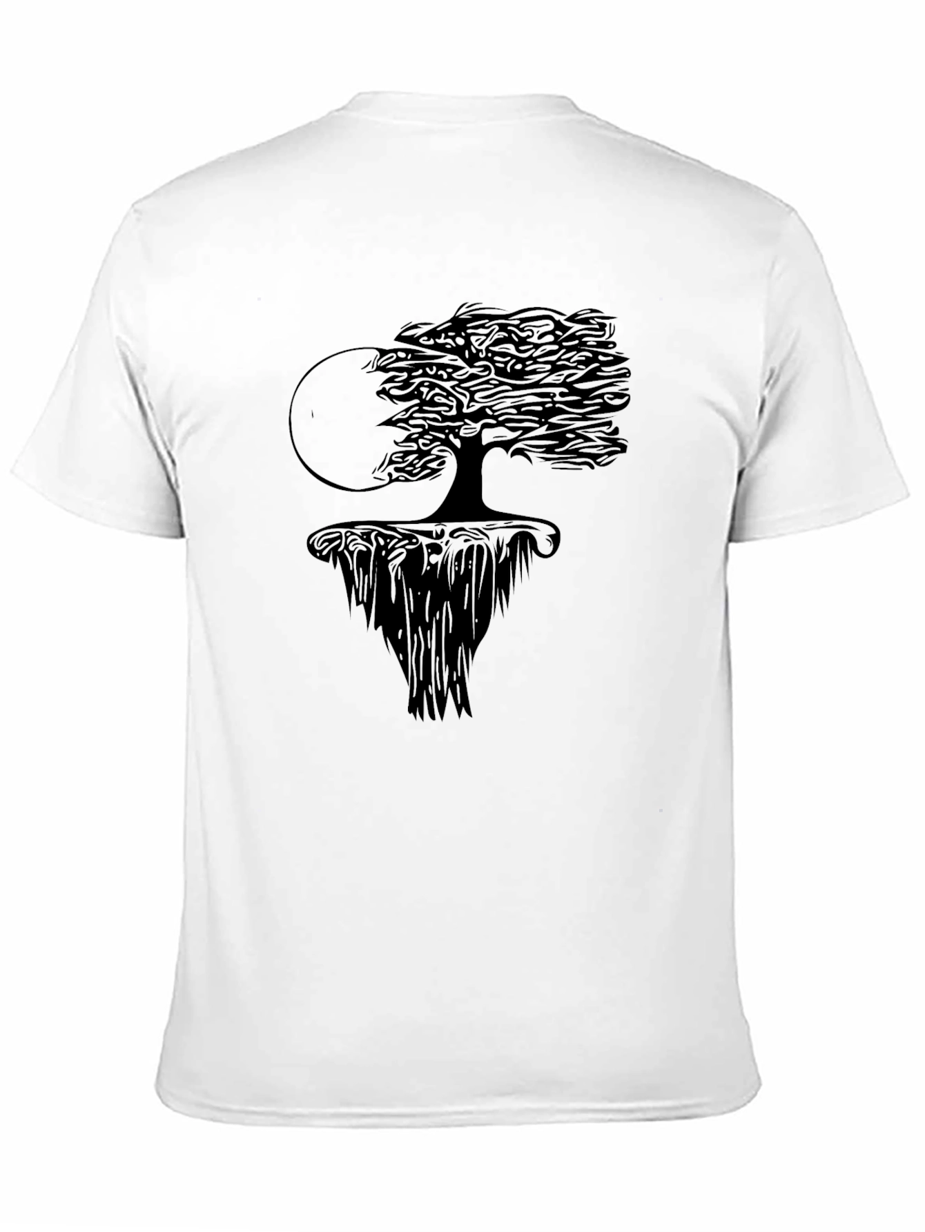 Mystic Tree Graphic T-Shirt - Mens Black Tee