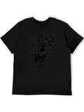 Mystic Tree Graphic T-Shirt - Mens Black Tee