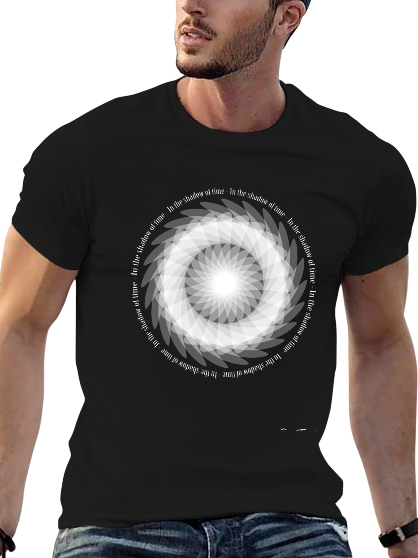 Shadow of Time Graphic Tee - Black