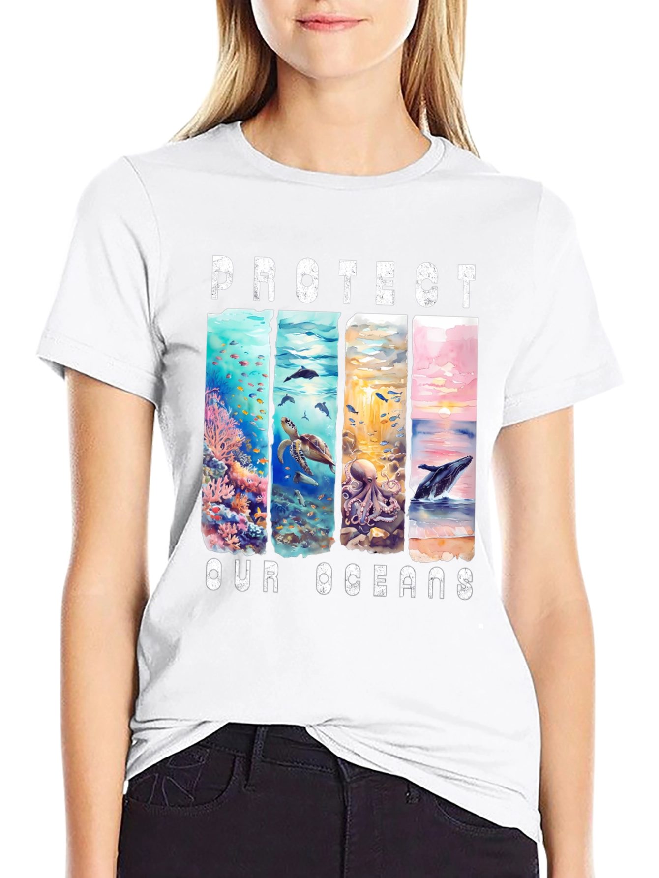 Protect Our Oceans Graphic T-Shirt
