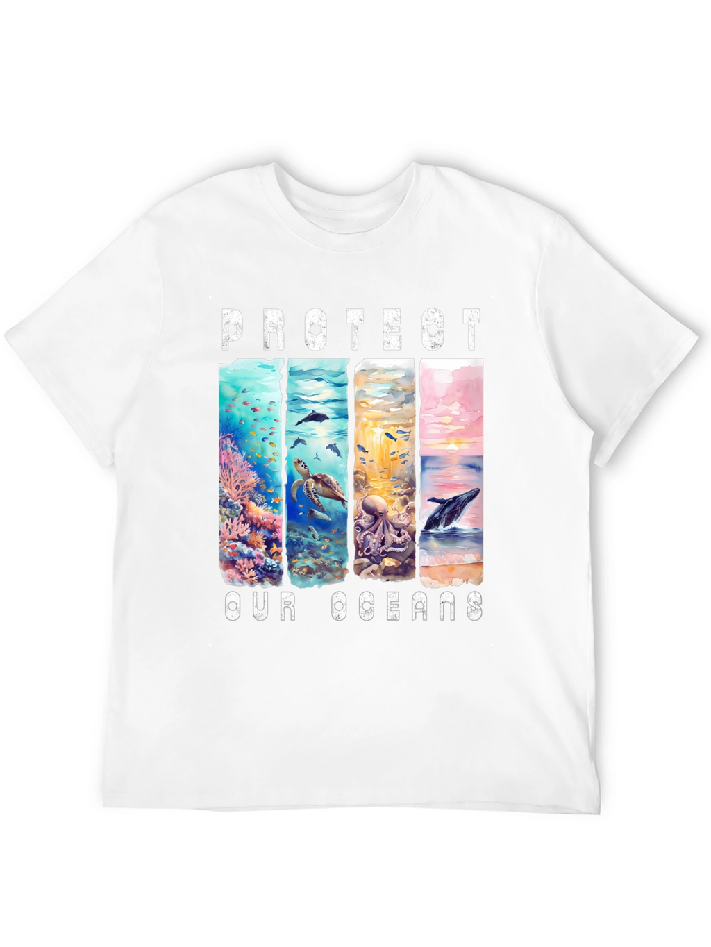 Protect Our Oceans Graphic T-Shirt