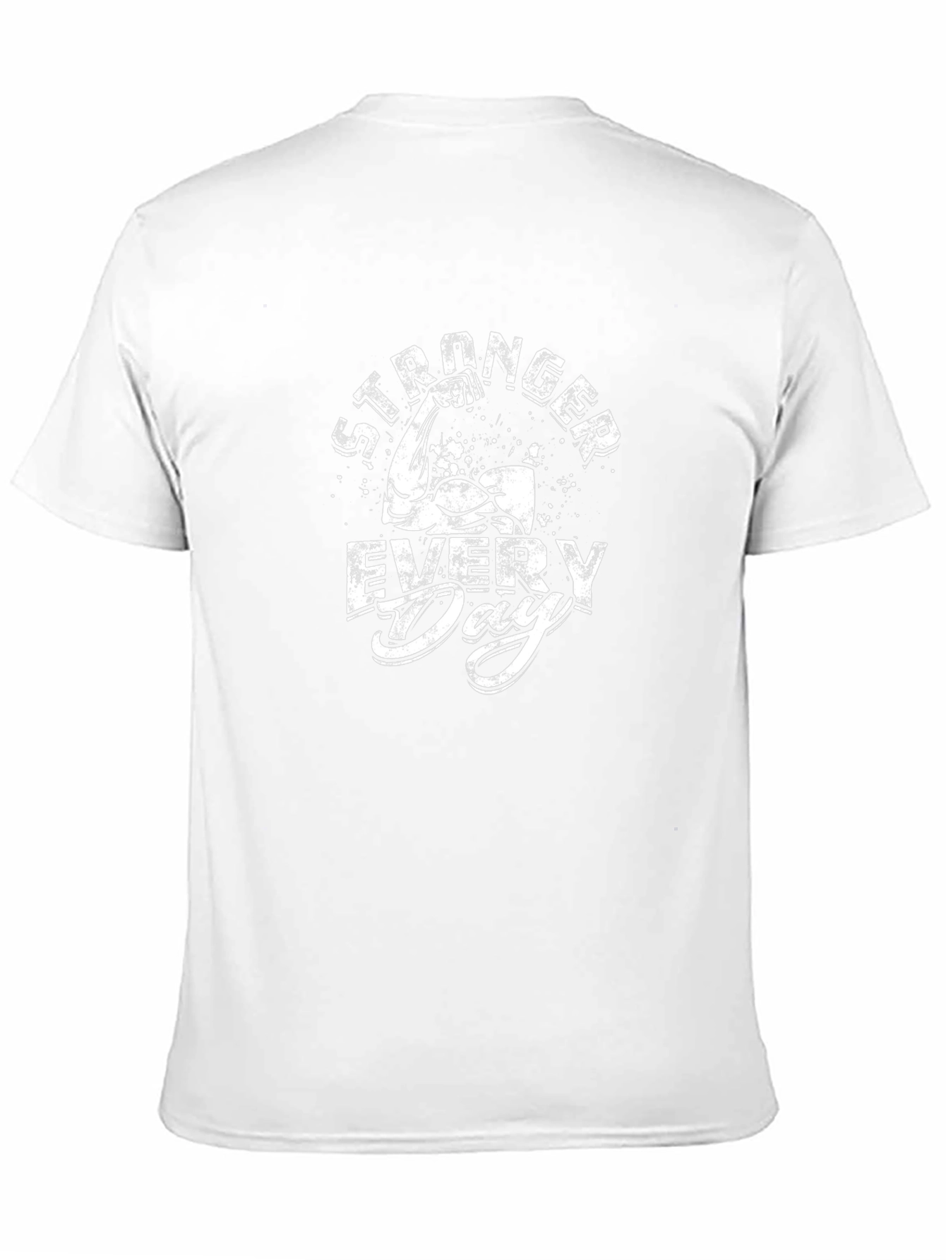 Stronger Every Day Graphic Tee - Black Casual T-Shirt