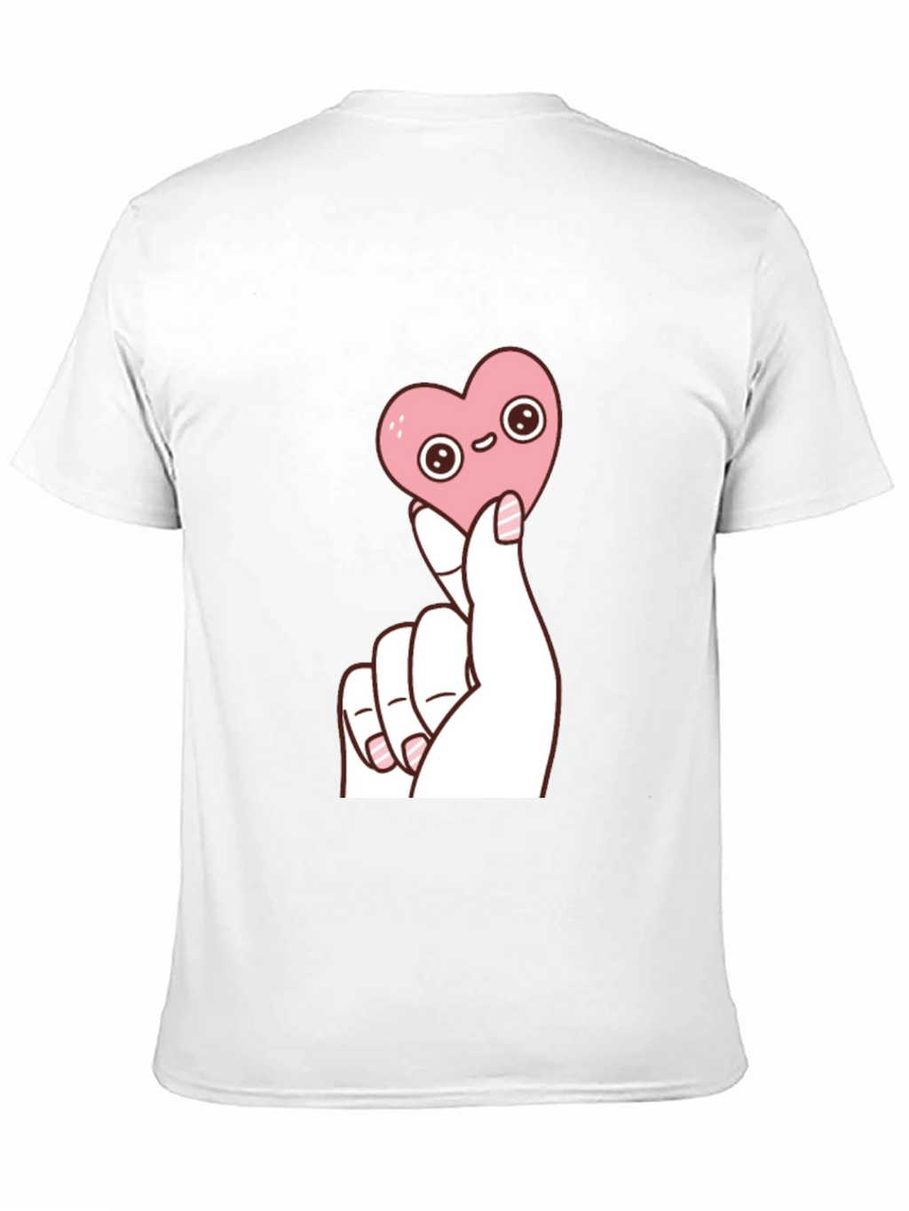Kawaii Heart Graphic T-Shirt - Trendy Cute Top