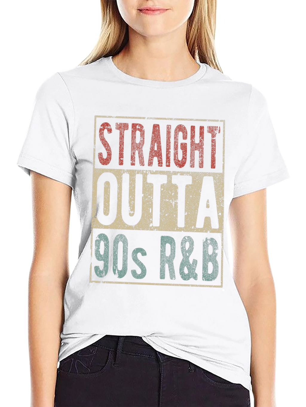 Straight Outta 90s R&B T-Shirt Retro Style
