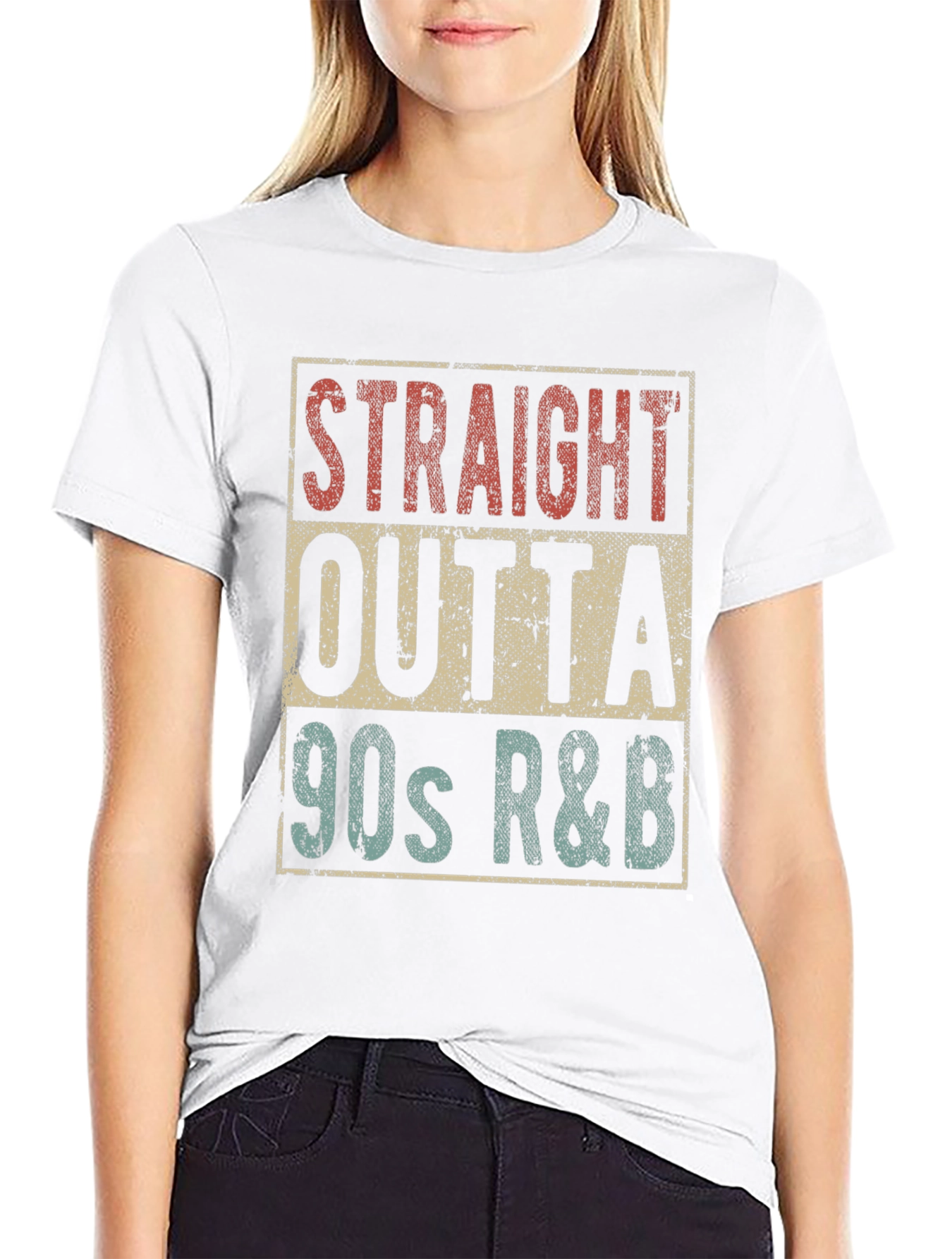 Straight Outta 90s R&B T-Shirt Retro Style