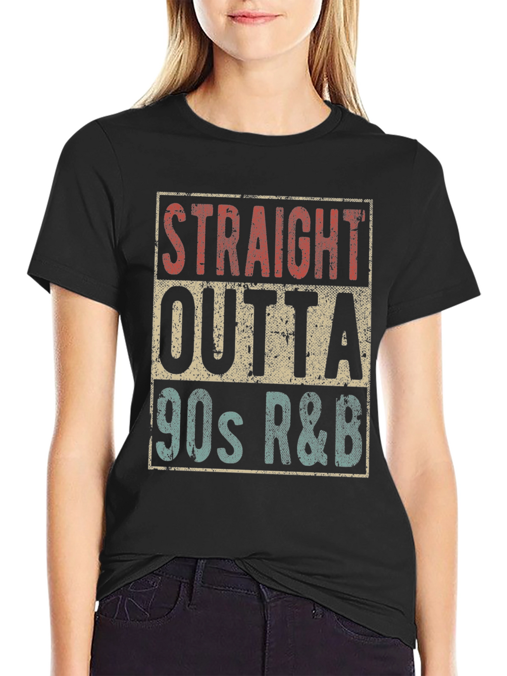 Straight Outta 90s R&B T-Shirt Retro Style