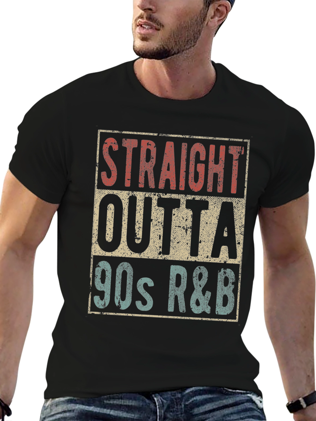 Straight Outta 90s R&B T-Shirt Retro Style