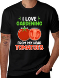 I Love Gardening Tomatoes Graphic Tee