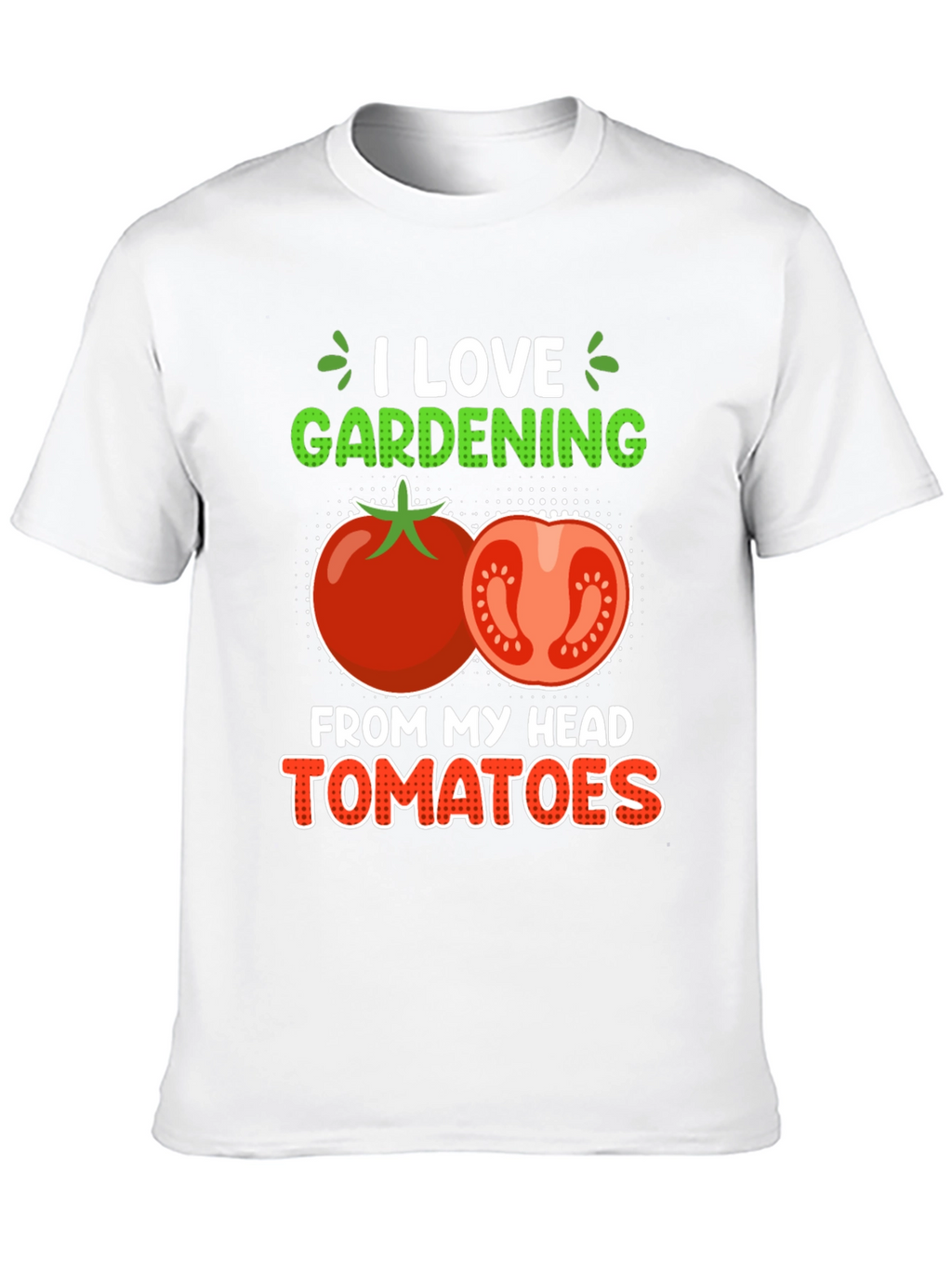 I Love Gardening Tomatoes Graphic Tee