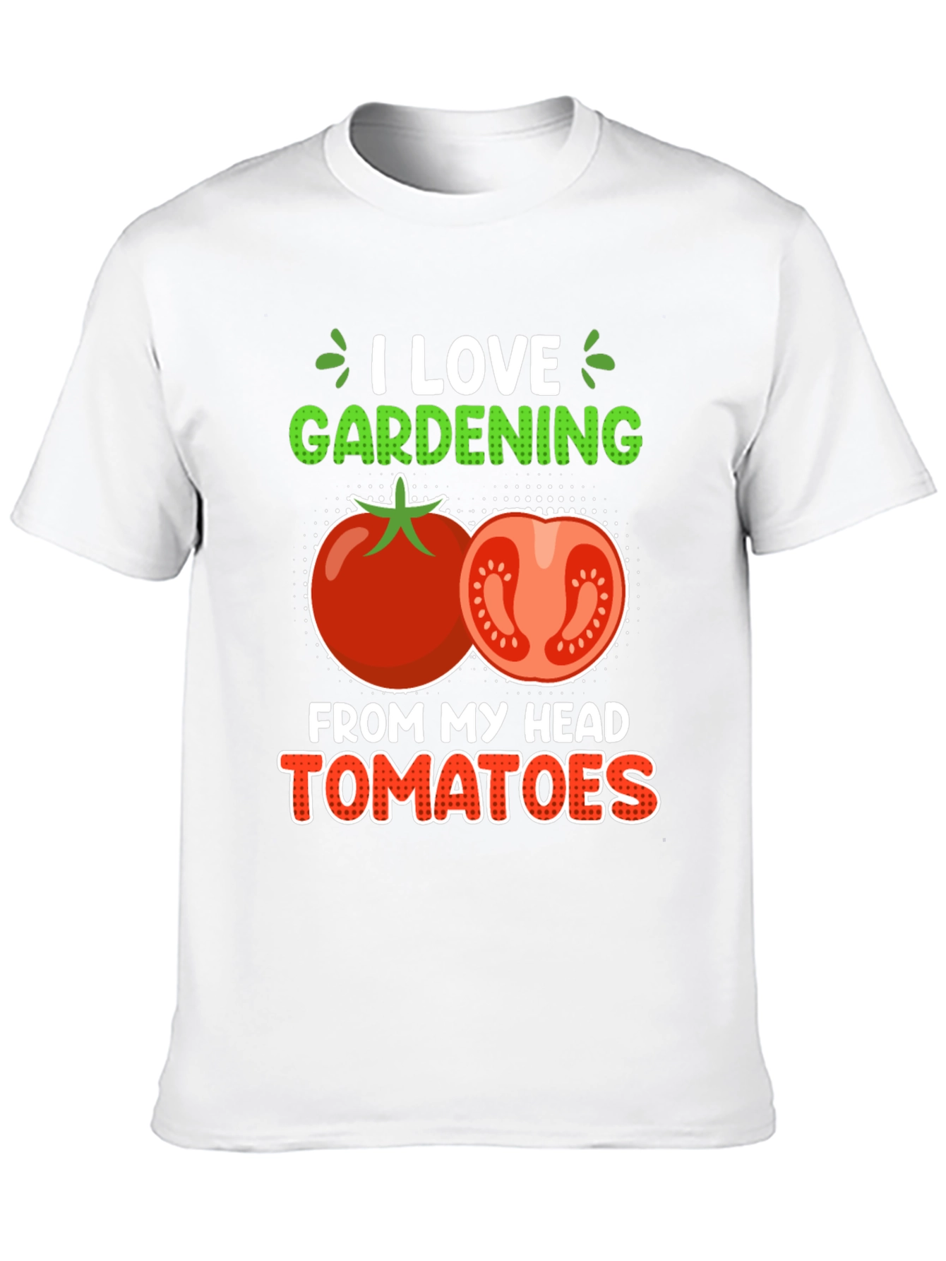 I Love Gardening Tomatoes Graphic Tee
