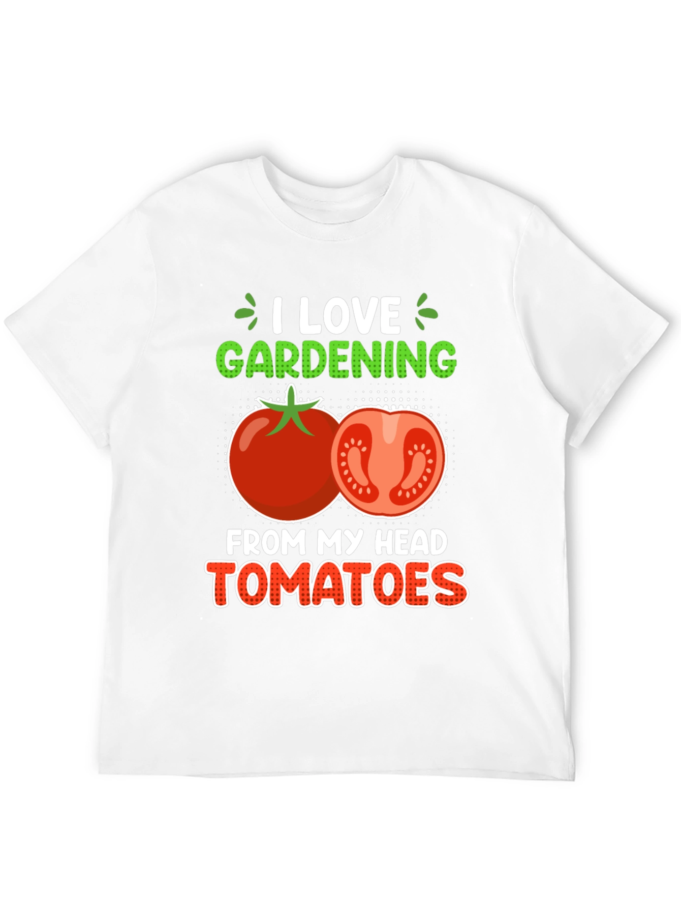 I Love Gardening Tomatoes Graphic Tee