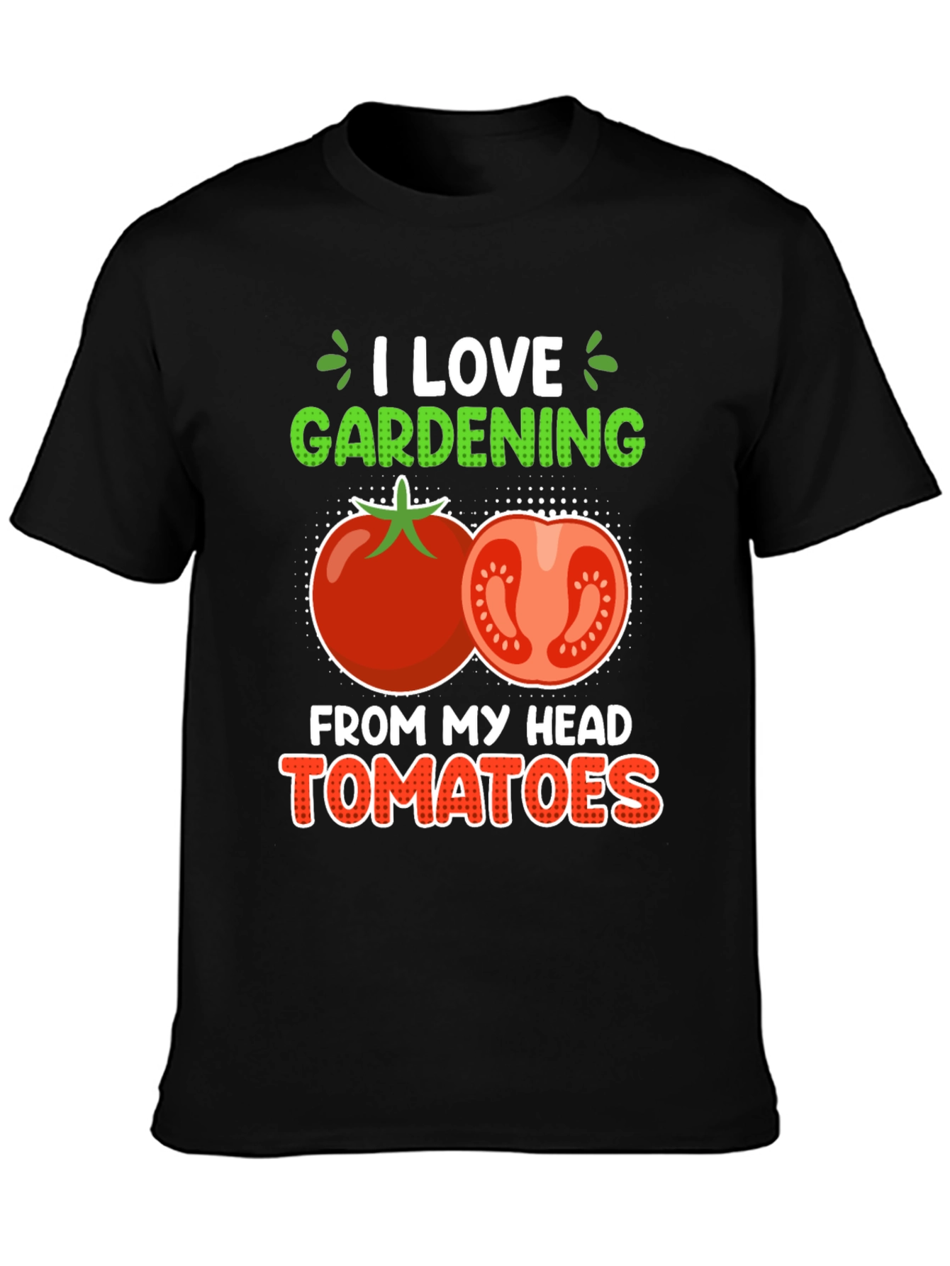 I Love Gardening Tomatoes Graphic Tee