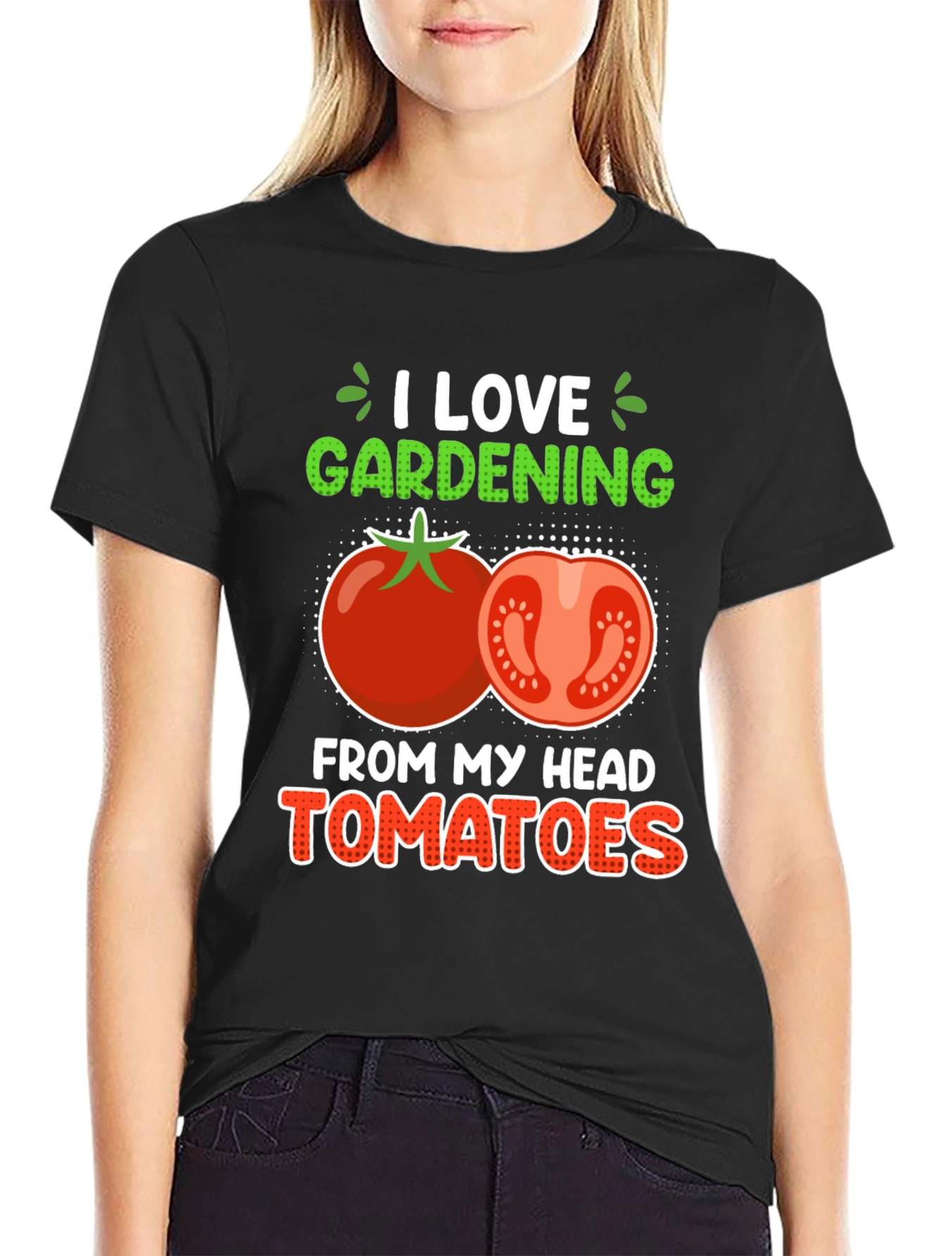 I Love Gardening Tomatoes Graphic Tee