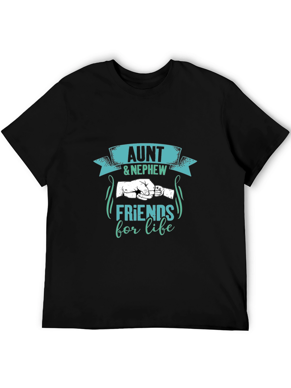 Aunt & Nephew Friends for Life Black T-Shirt