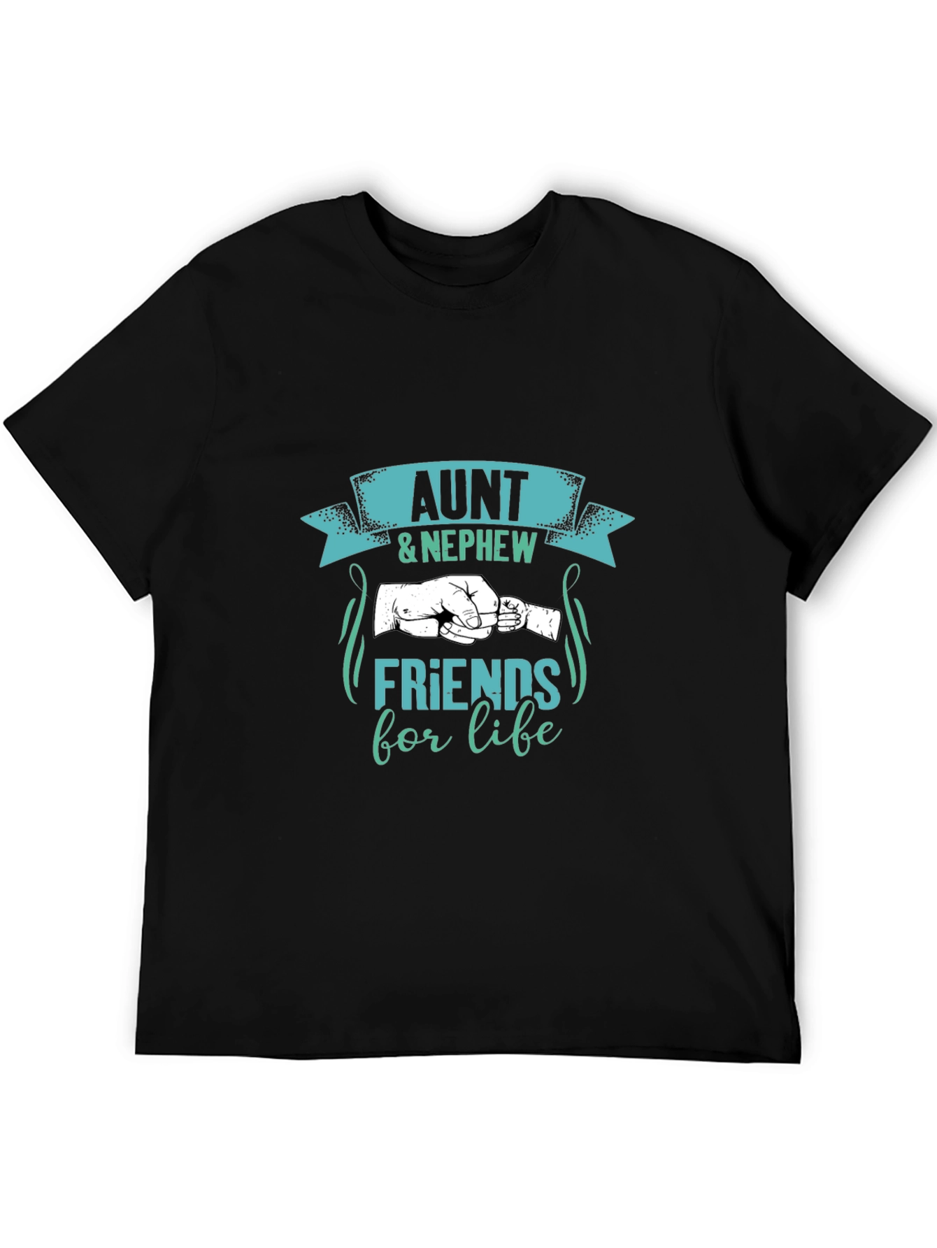 Aunt & Nephew Friends for Life Black T-Shirt