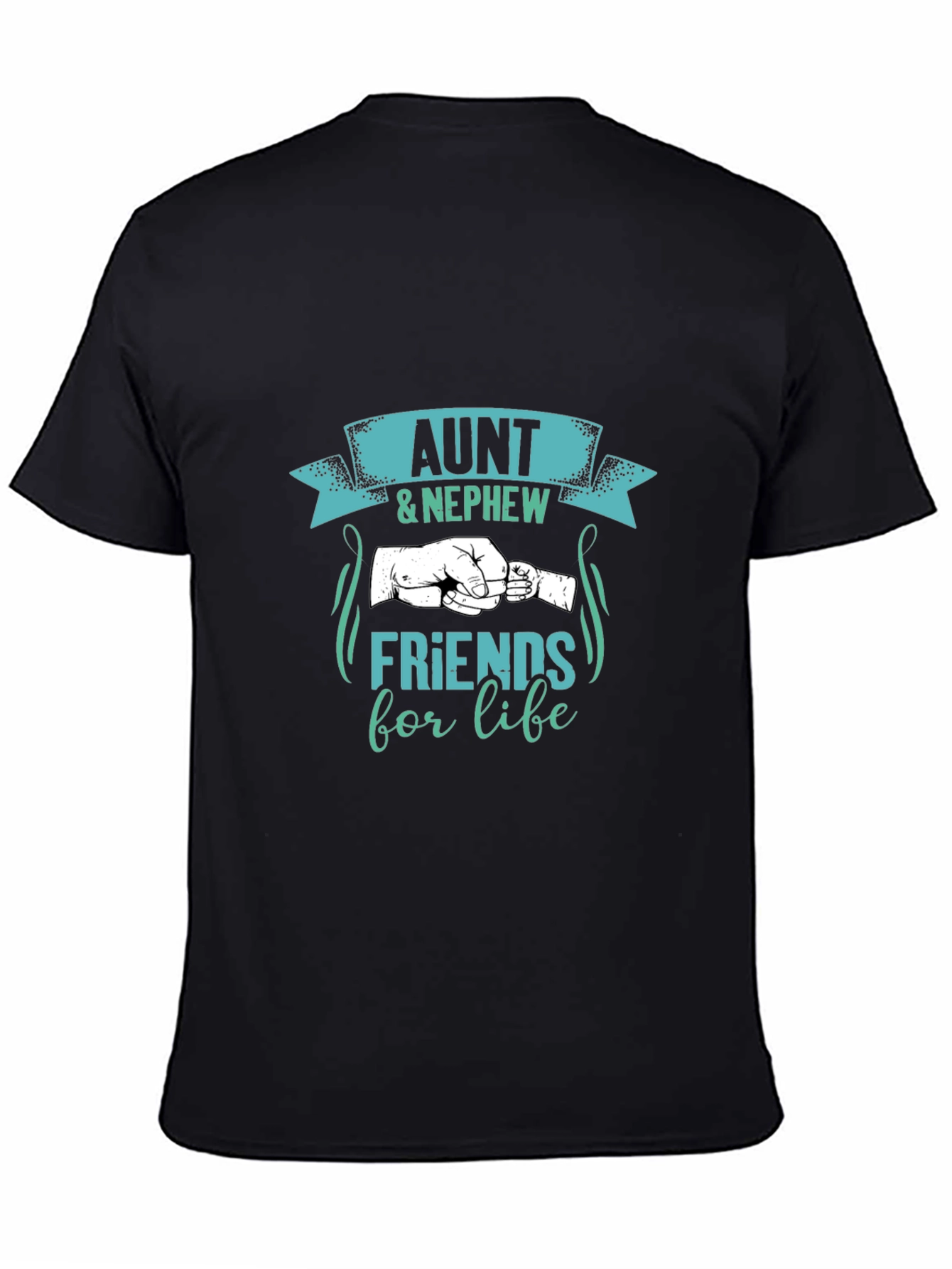 Aunt & Nephew Friends for Life Black T-Shirt